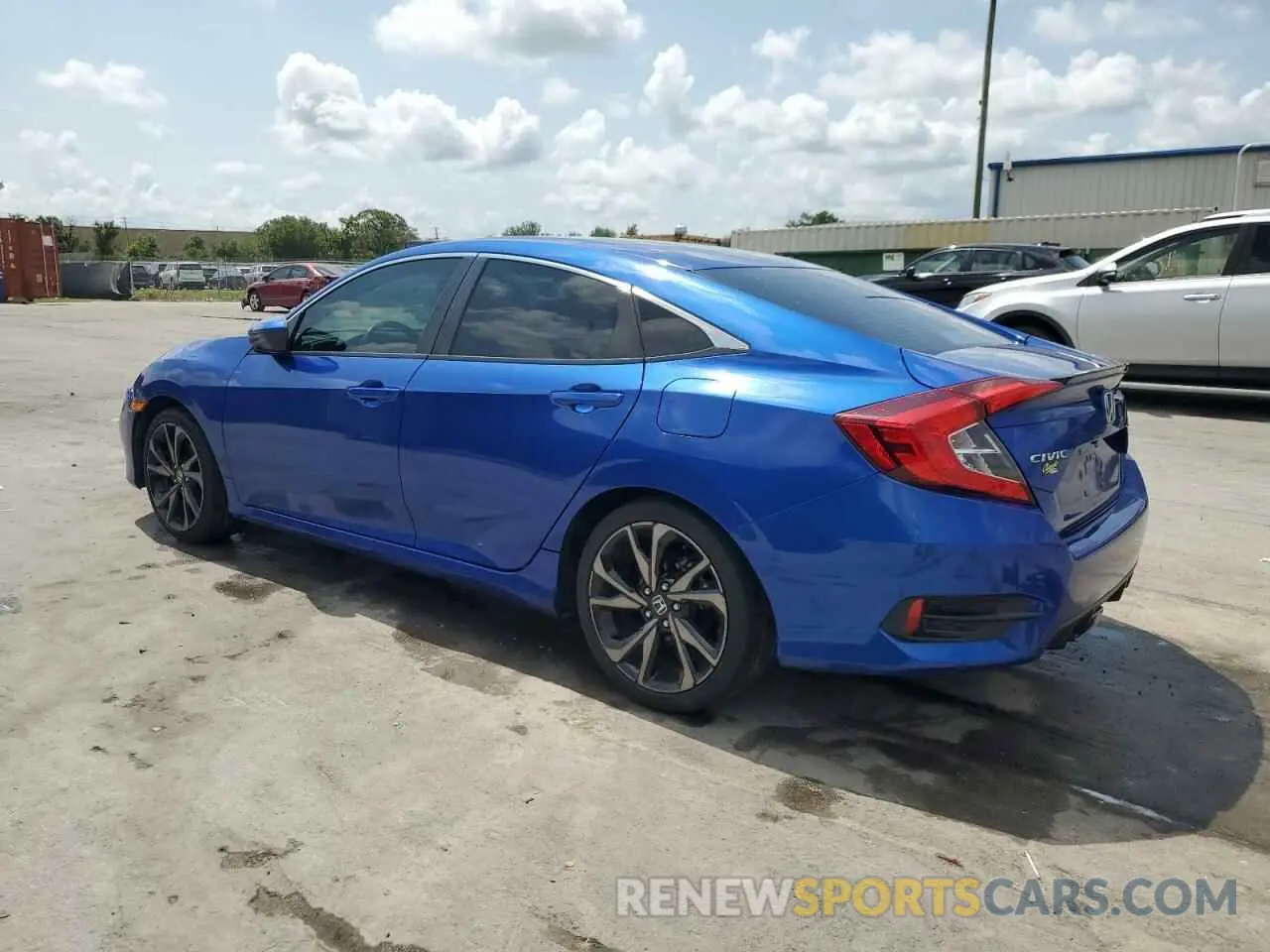 2 Photograph of a damaged car 2HGFC2F86KH603626 HONDA CIVIC 2019