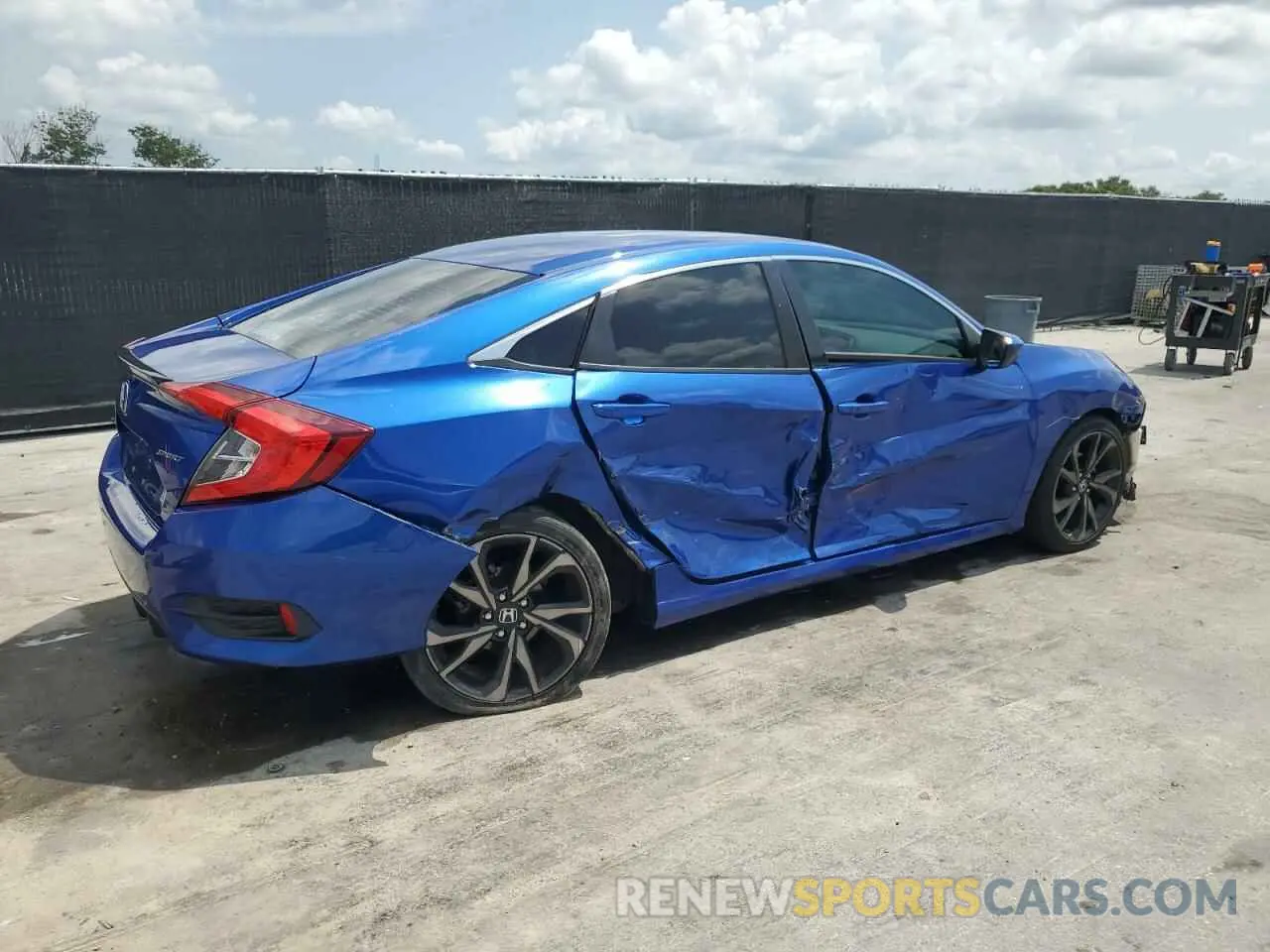 3 Photograph of a damaged car 2HGFC2F86KH603626 HONDA CIVIC 2019