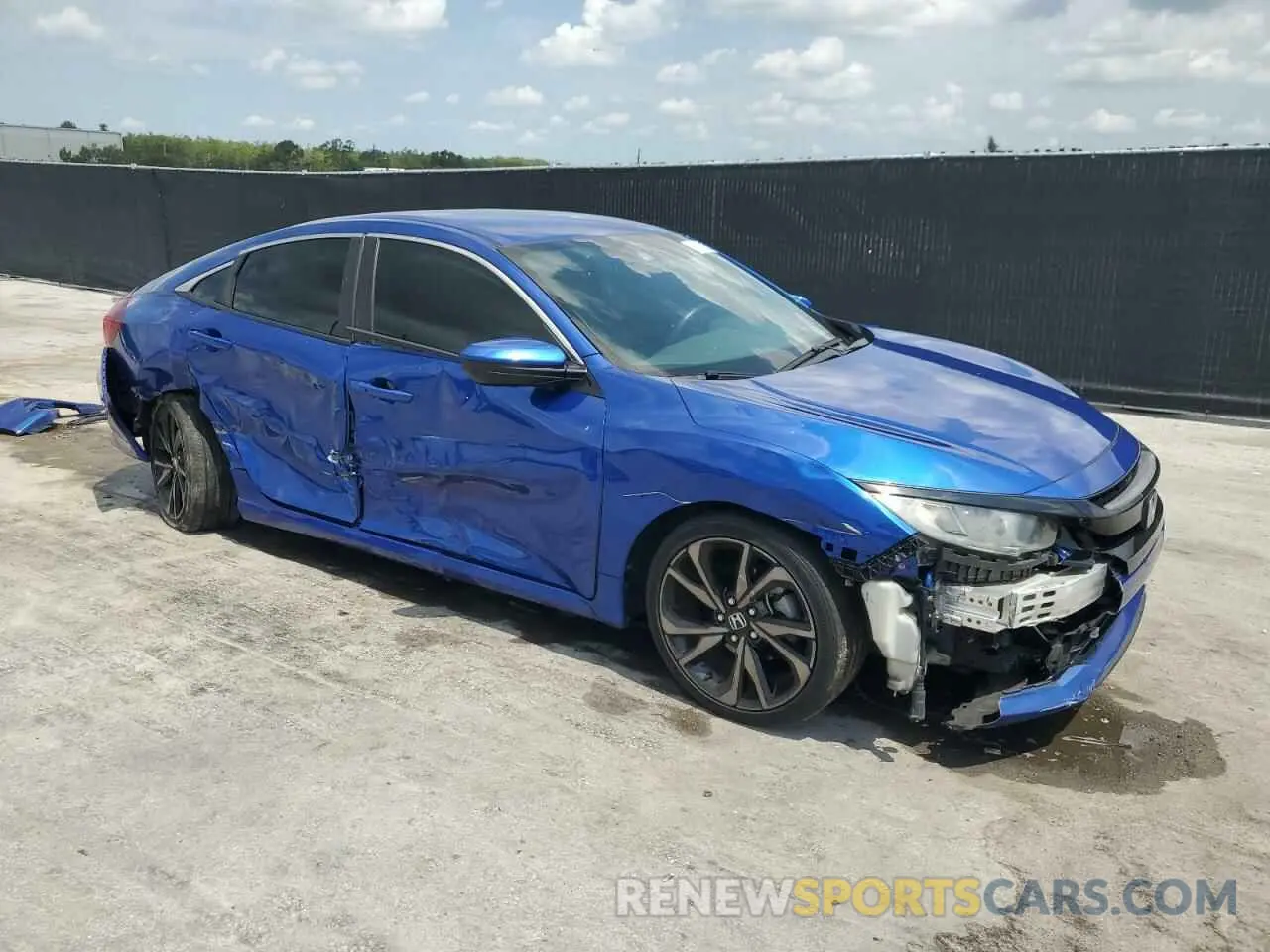 4 Photograph of a damaged car 2HGFC2F86KH603626 HONDA CIVIC 2019