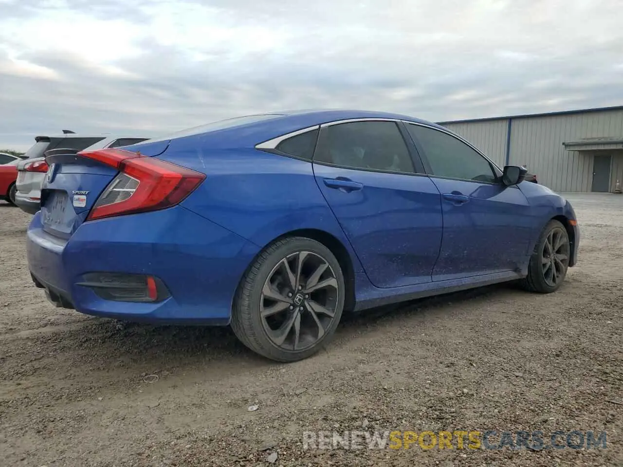 3 Photograph of a damaged car 2HGFC2F86KH605229 HONDA CIVIC 2019