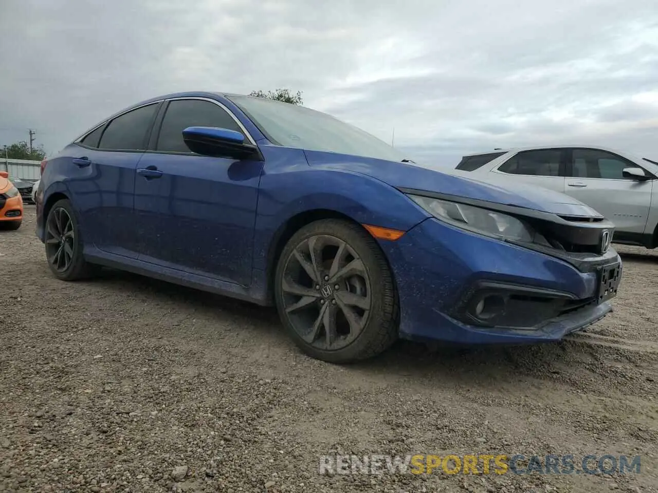 4 Photograph of a damaged car 2HGFC2F86KH605229 HONDA CIVIC 2019