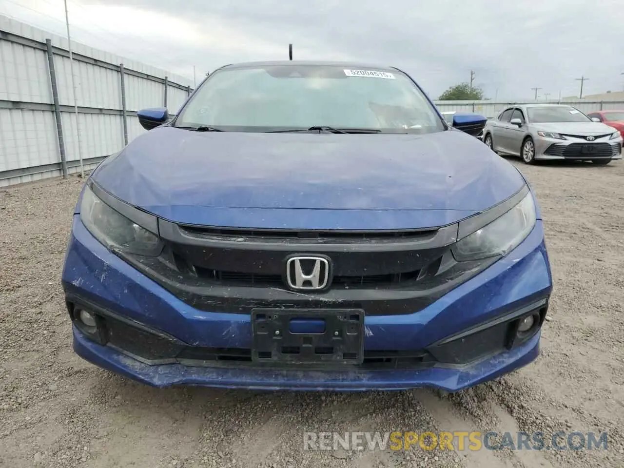 5 Photograph of a damaged car 2HGFC2F86KH605229 HONDA CIVIC 2019