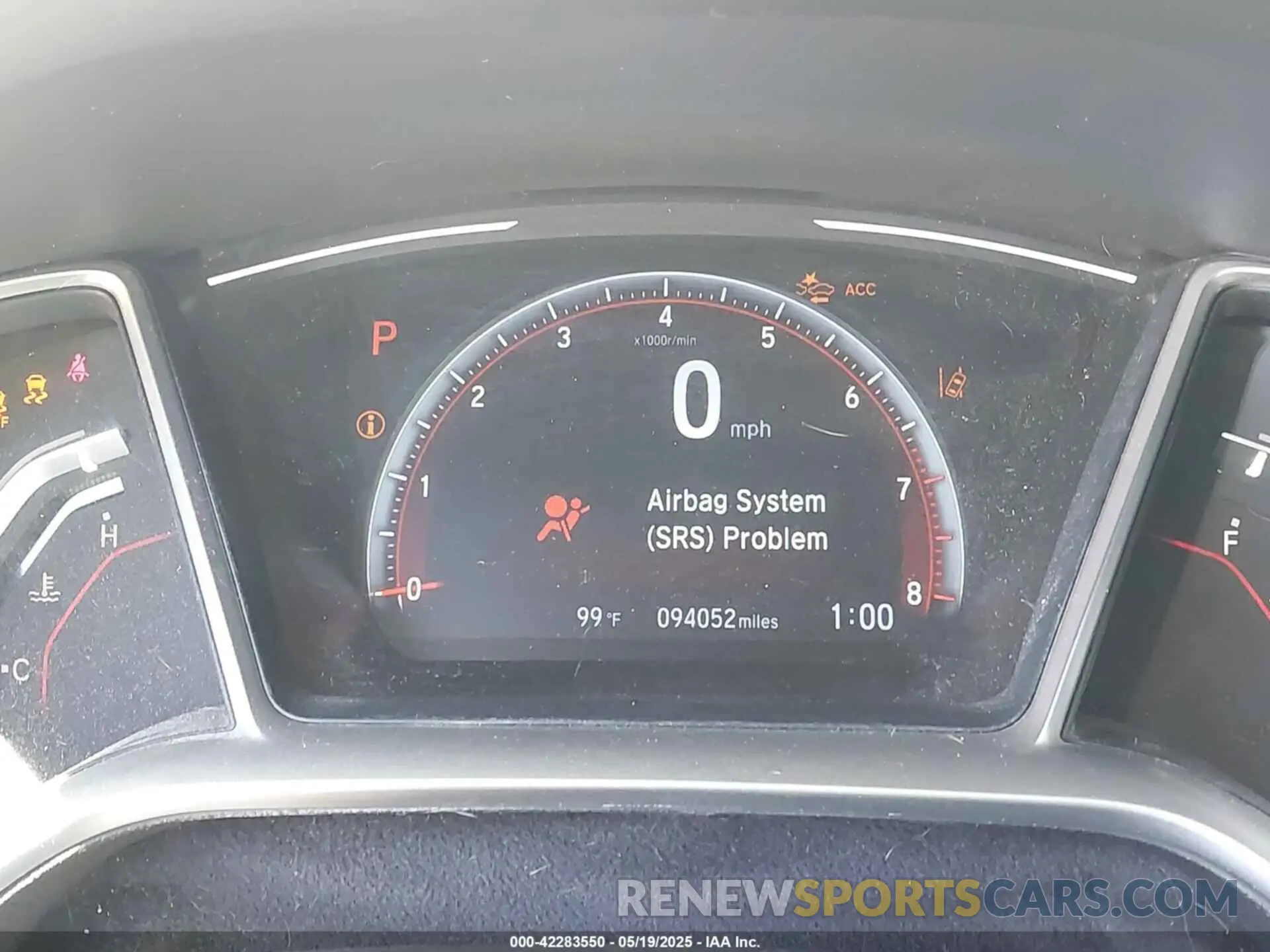16 Photograph of a damaged car 2HGFC2F86KH605828 HONDA CIVIC 2019