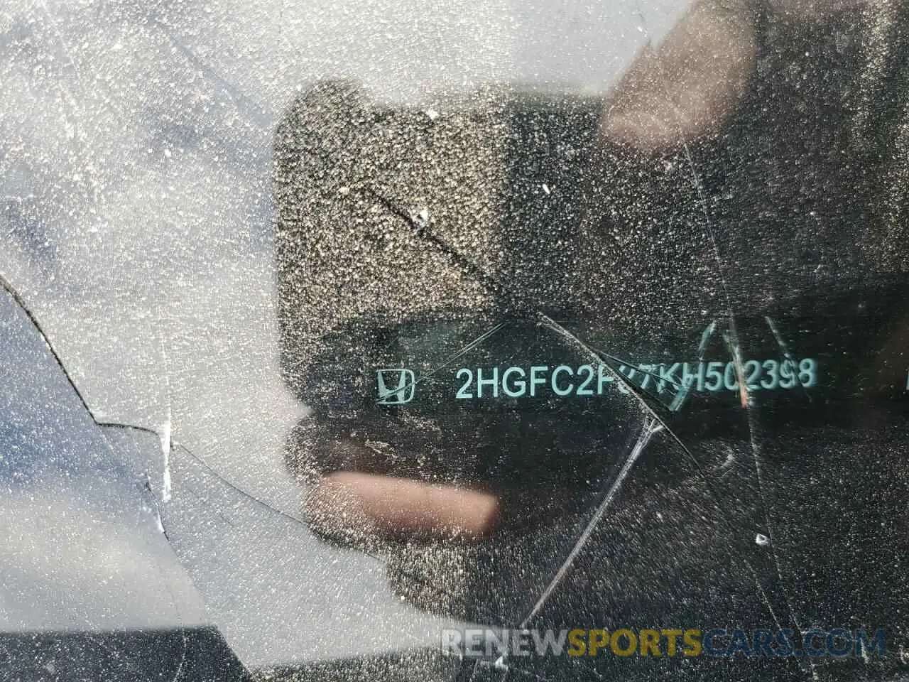 14 Photograph of a damaged car 2HGFC2F87KH502398 HONDA CIVIC 2019