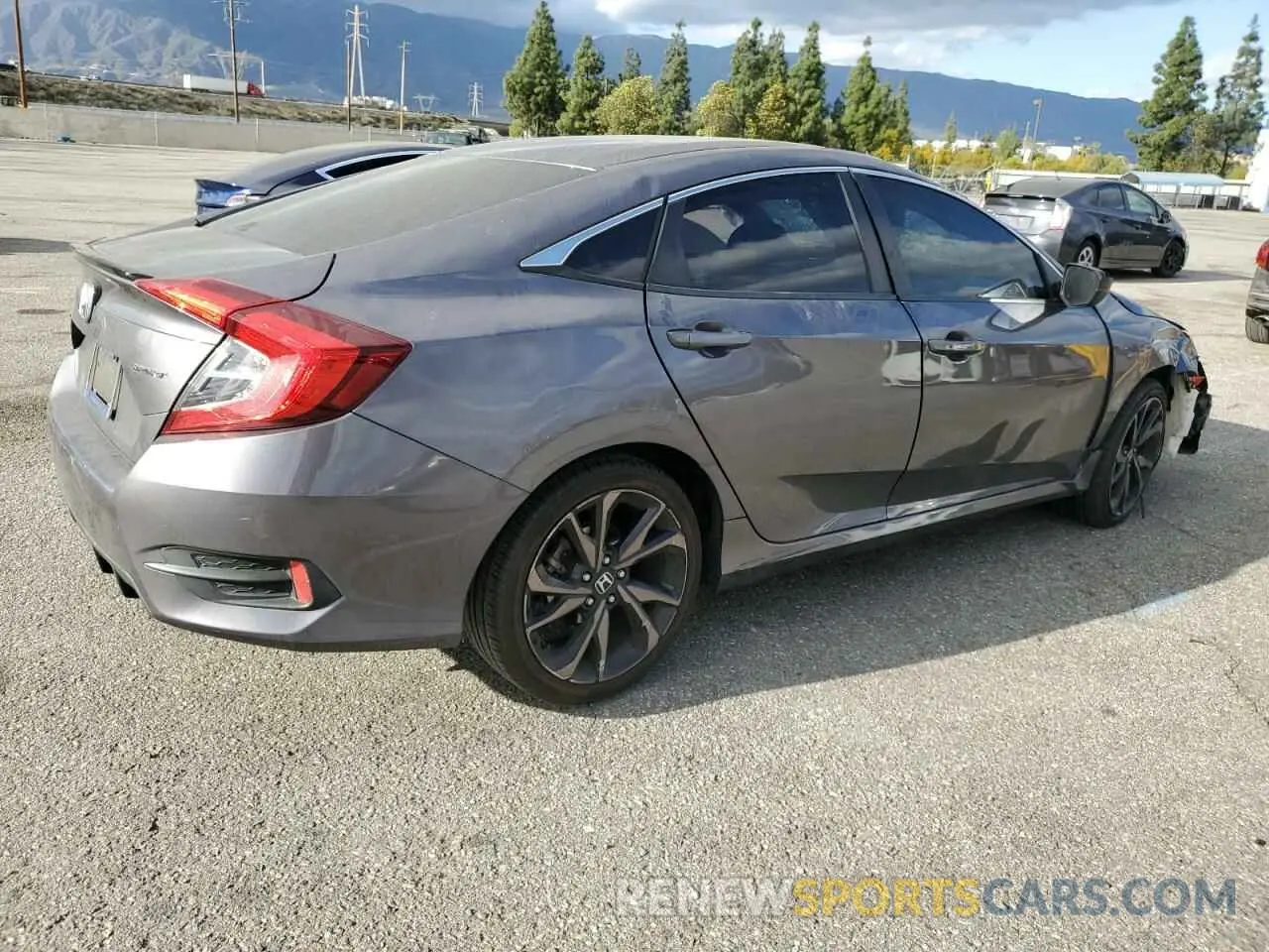 3 Photograph of a damaged car 2HGFC2F87KH502398 HONDA CIVIC 2019