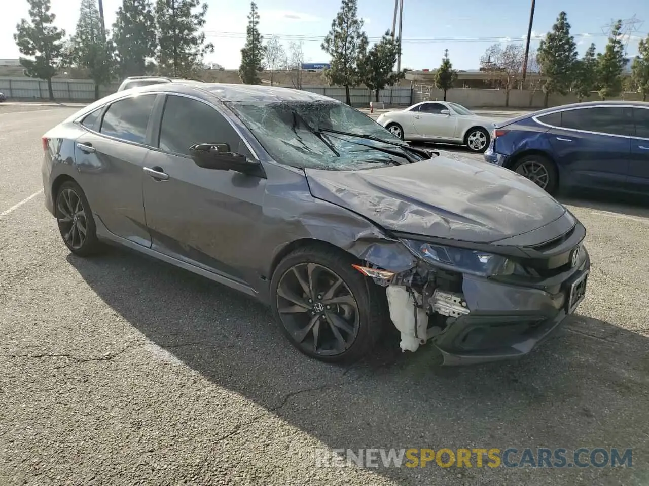 4 Photograph of a damaged car 2HGFC2F87KH502398 HONDA CIVIC 2019