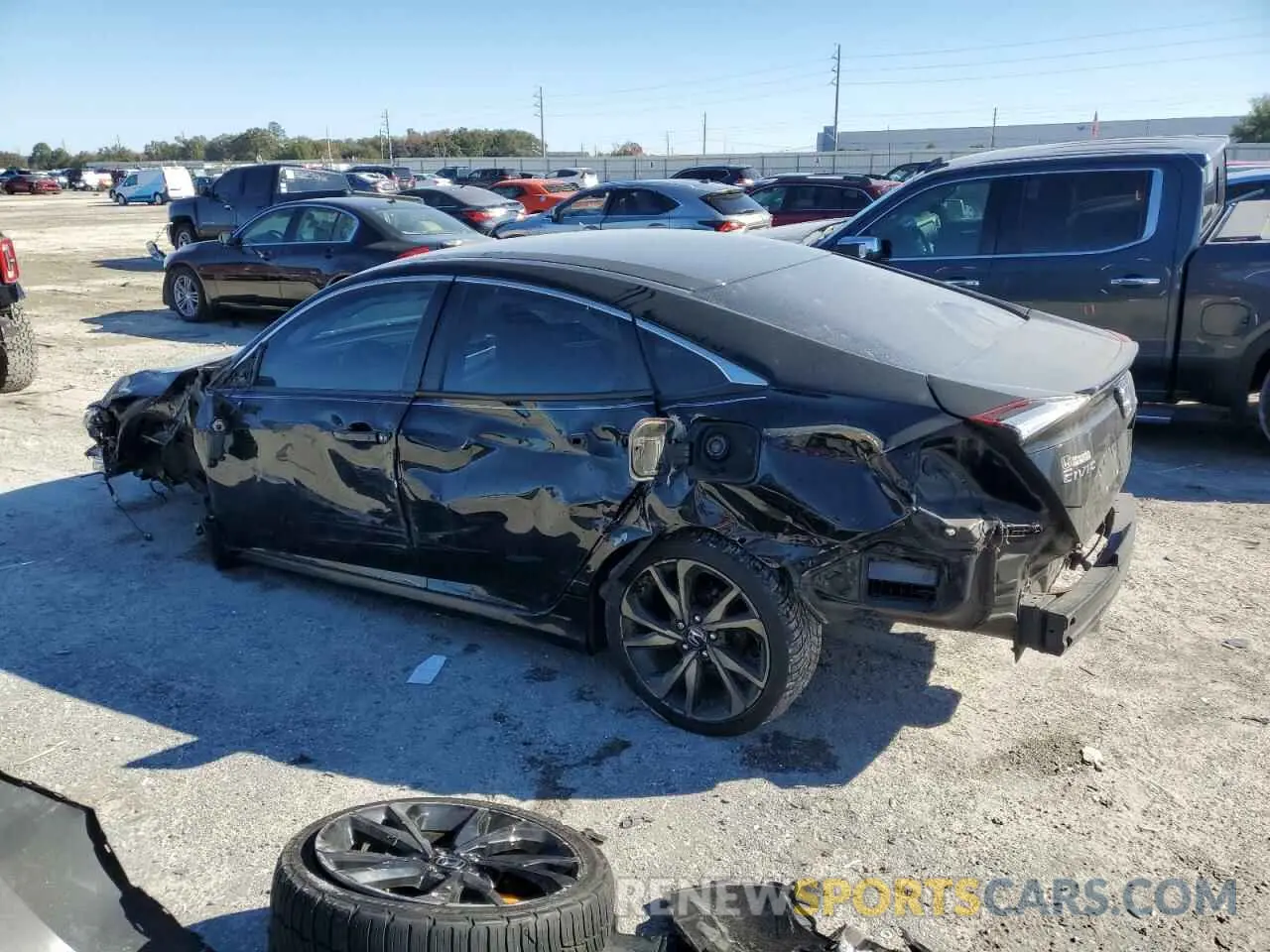 2 Photograph of a damaged car 2HGFC2F87KH509710 HONDA CIVIC 2019