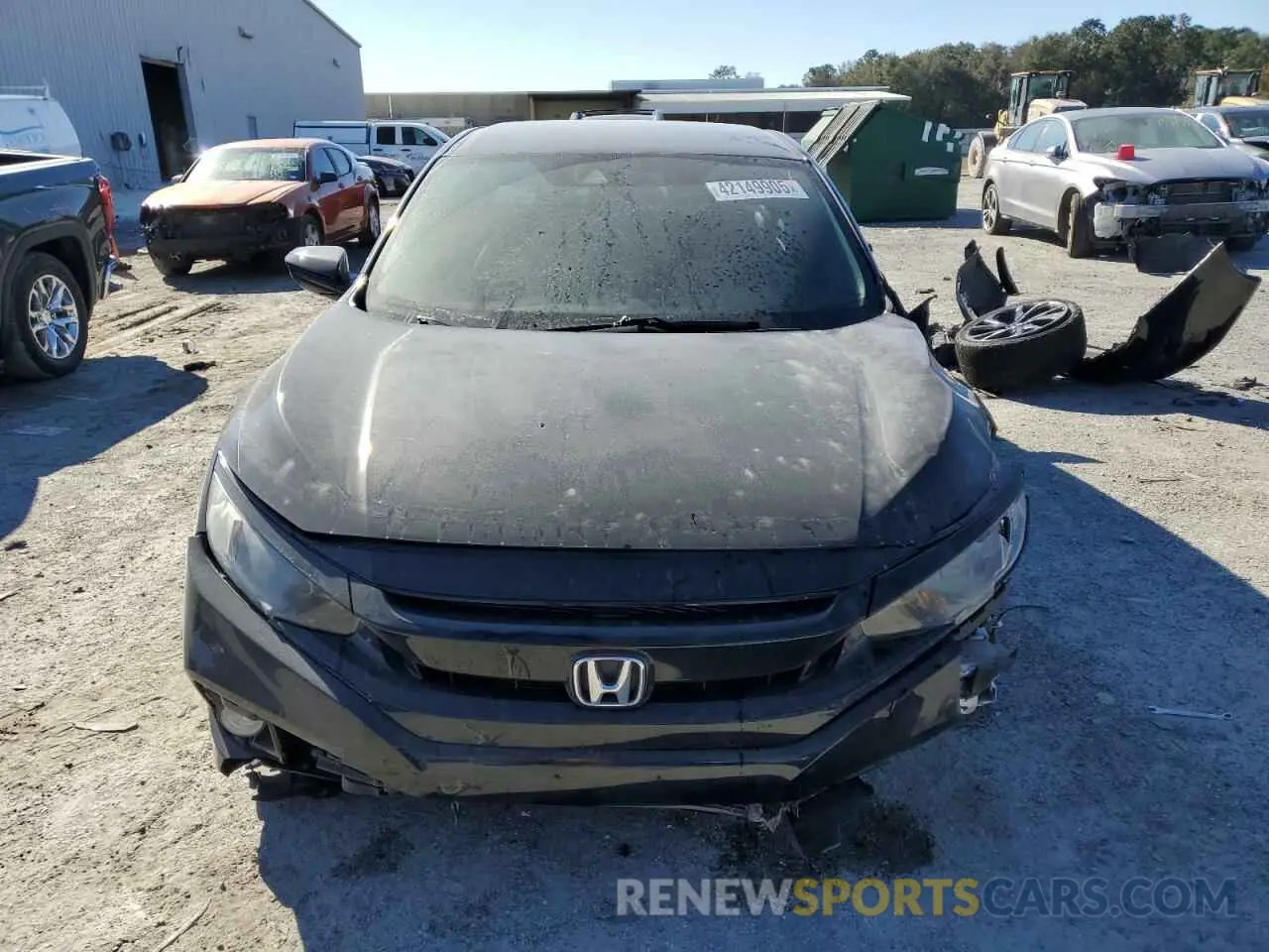 5 Photograph of a damaged car 2HGFC2F87KH509710 HONDA CIVIC 2019