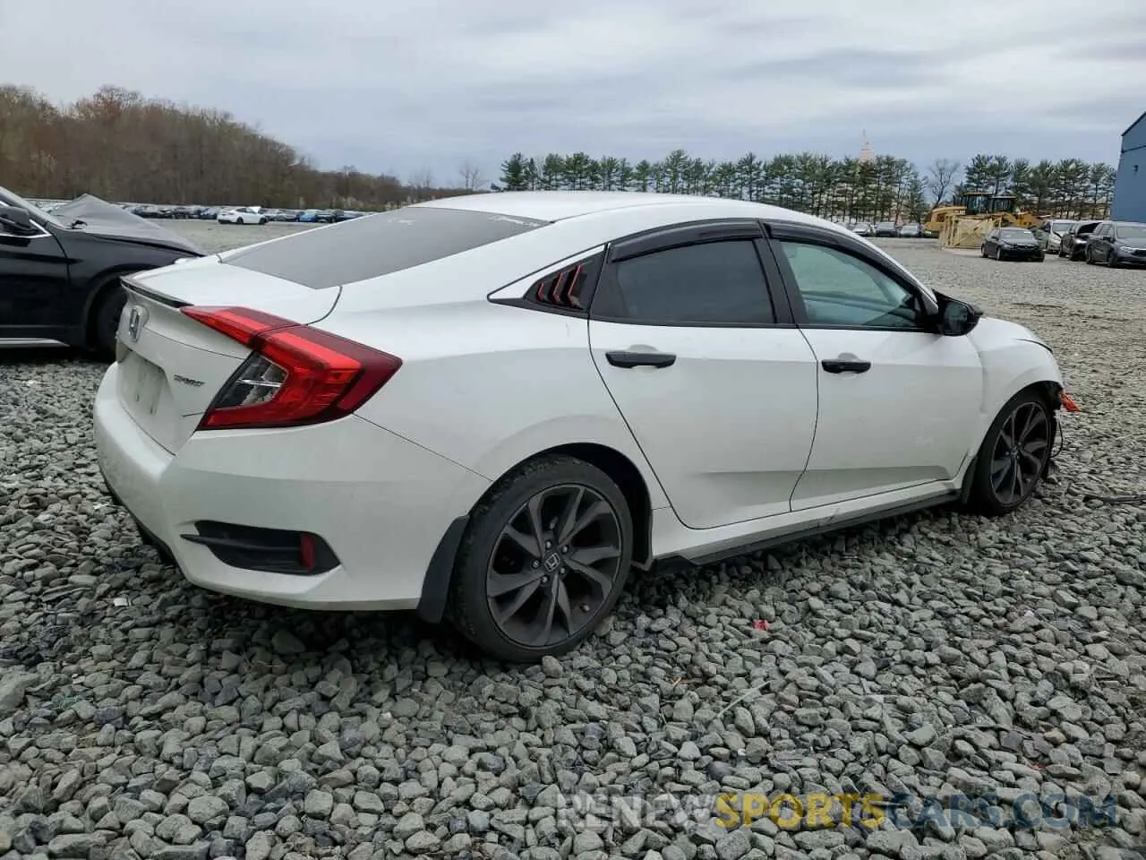 3 Photograph of a damaged car 2HGFC2F87KH513286 HONDA CIVIC 2019