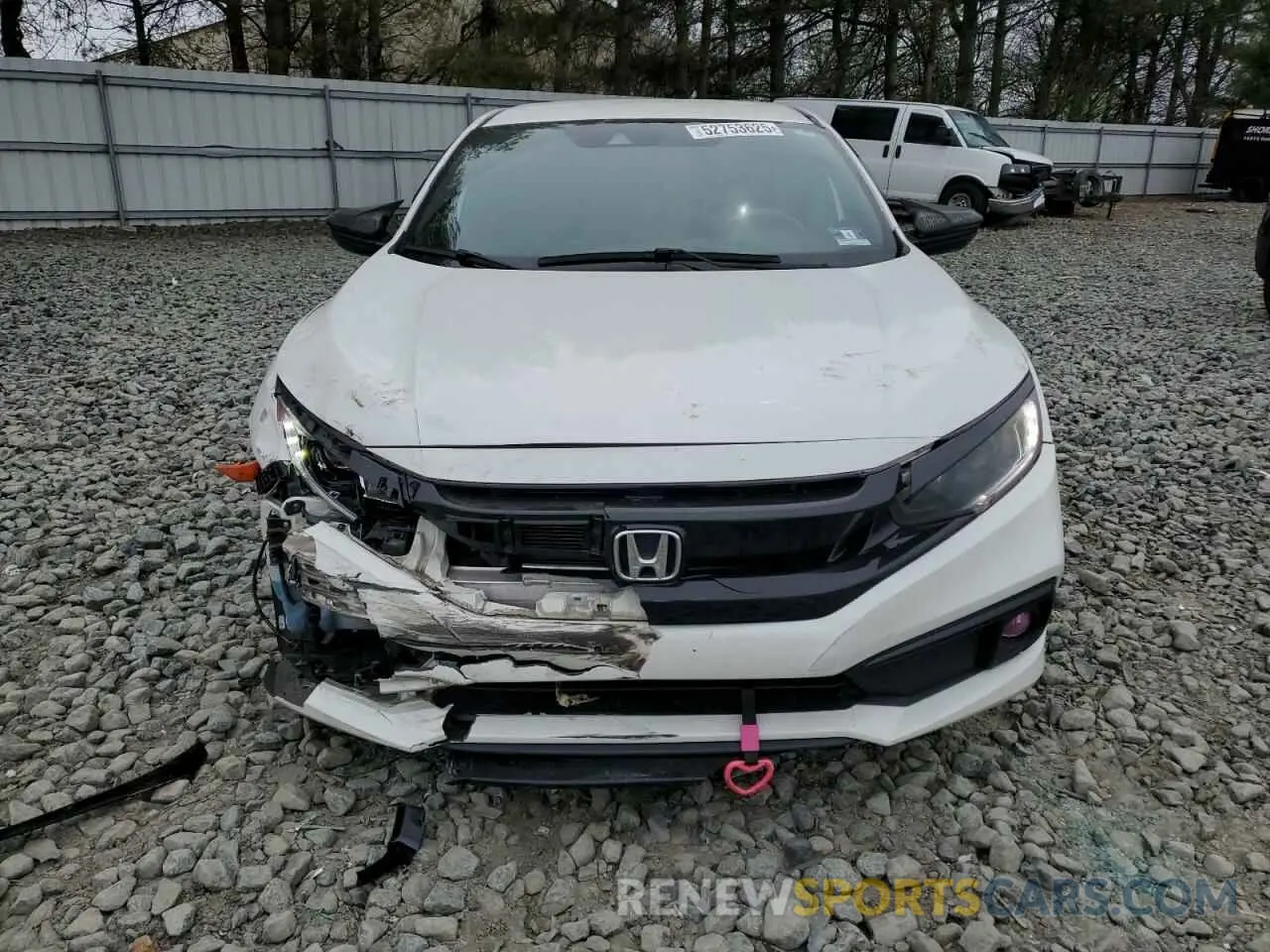 5 Photograph of a damaged car 2HGFC2F87KH513286 HONDA CIVIC 2019