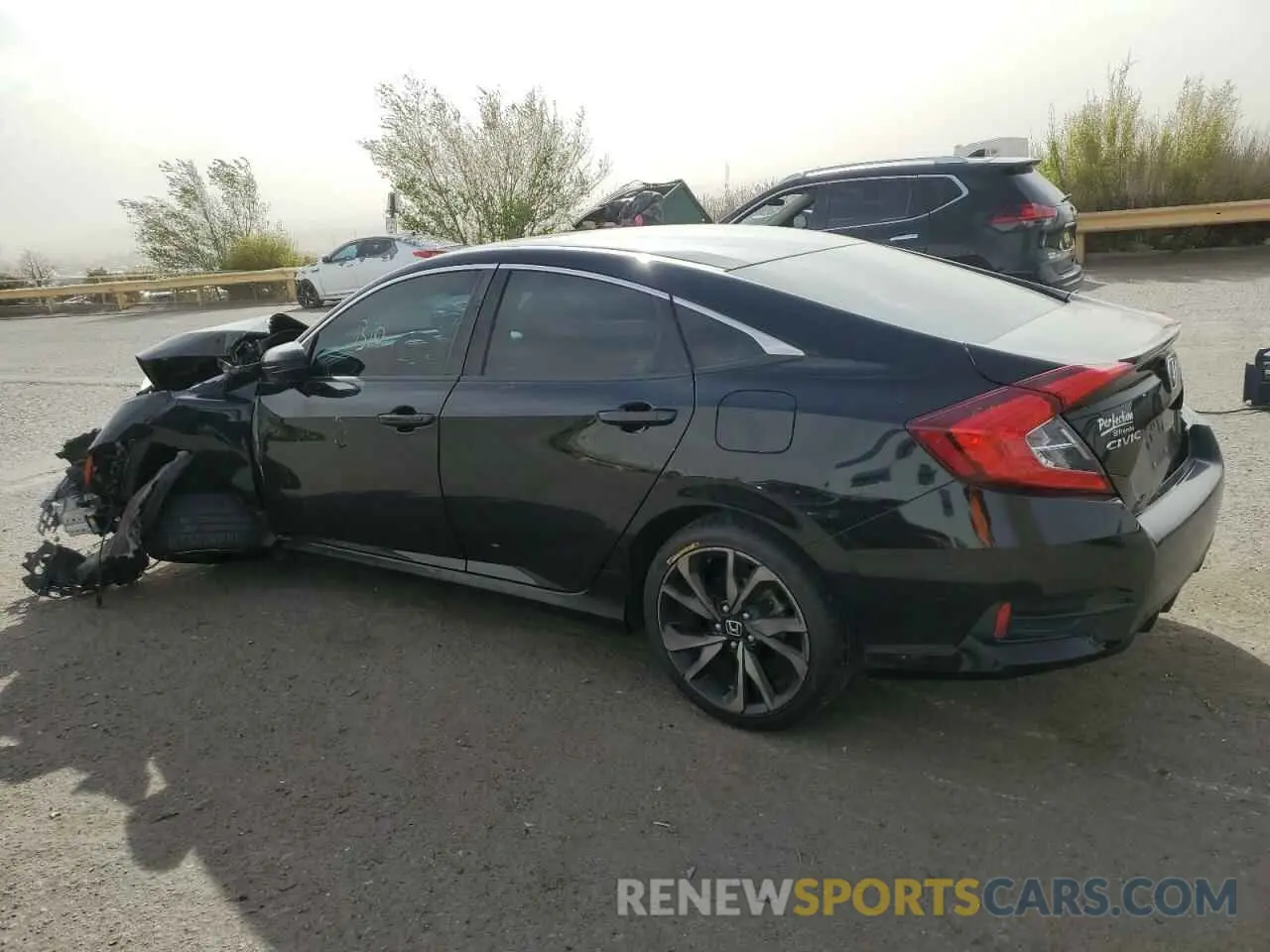 2 Photograph of a damaged car 2HGFC2F87KH530217 HONDA CIVIC 2019