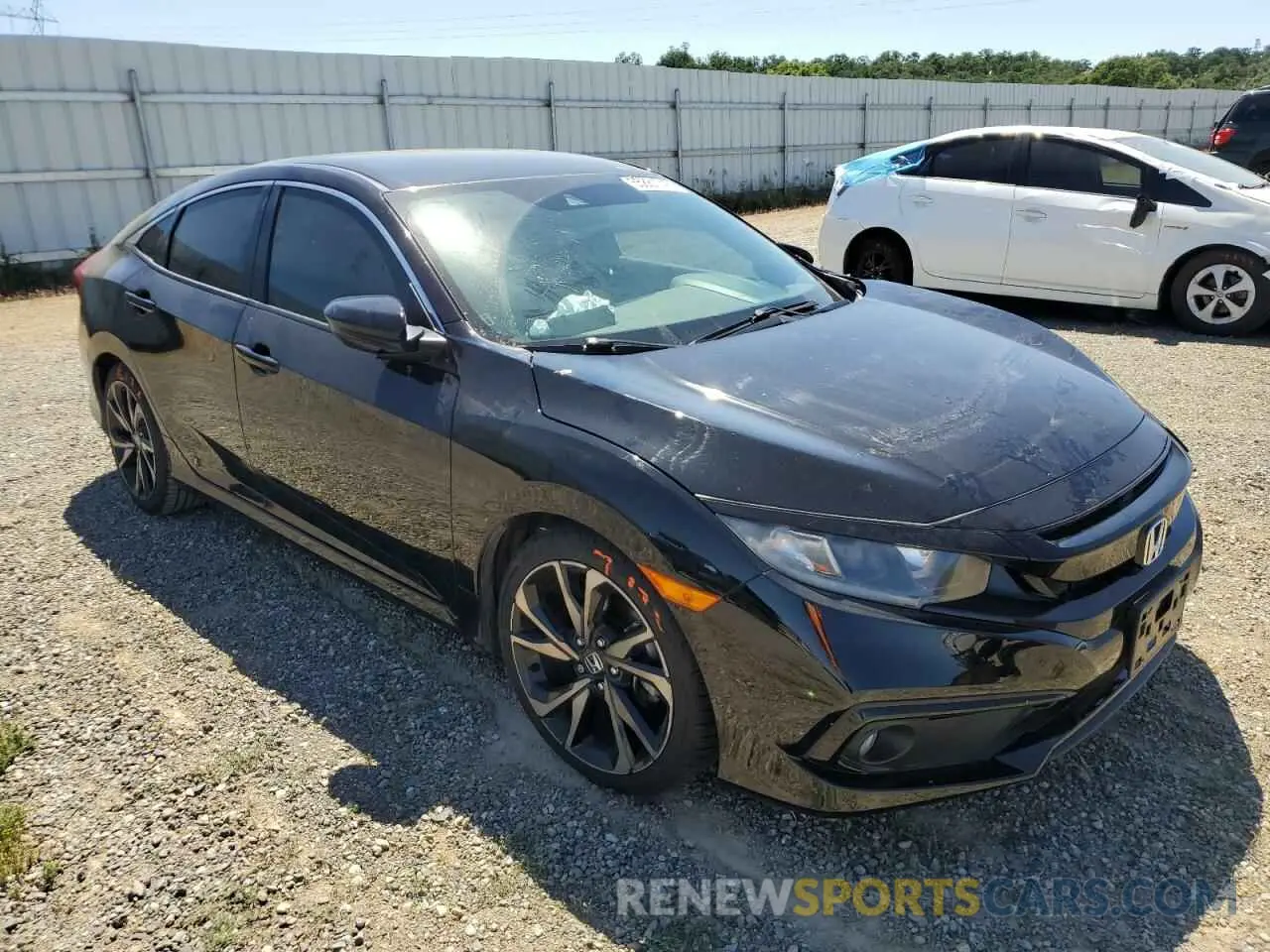 4 Photograph of a damaged car 2HGFC2F87KH531657 HONDA CIVIC 2019