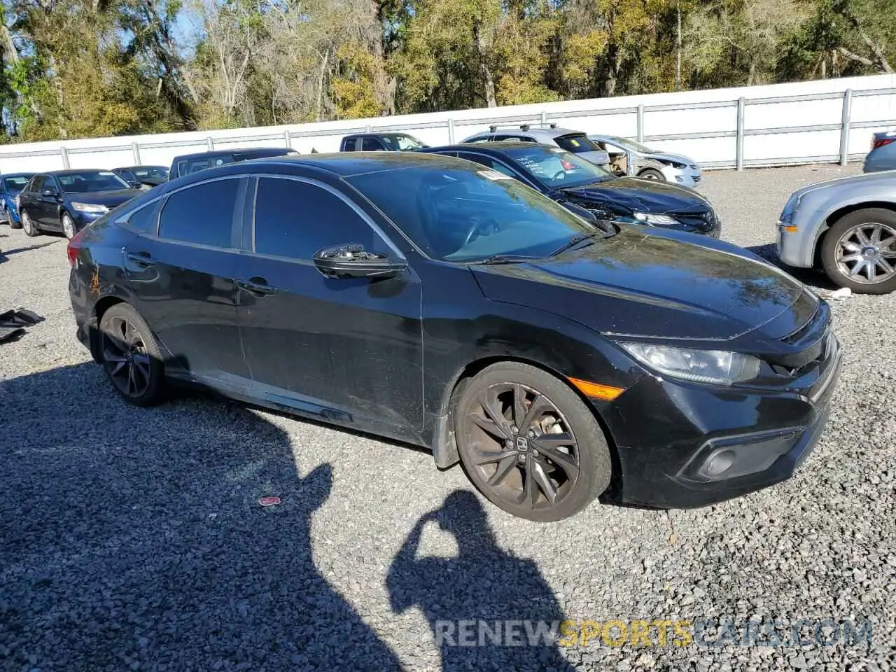 4 Photograph of a damaged car 2HGFC2F87KH561581 HONDA CIVIC 2019