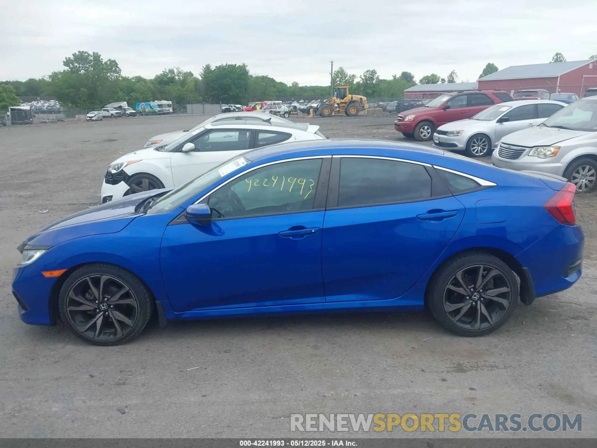 14 Photograph of a damaged car 2HGFC2F87KH562570 HONDA CIVIC 2019