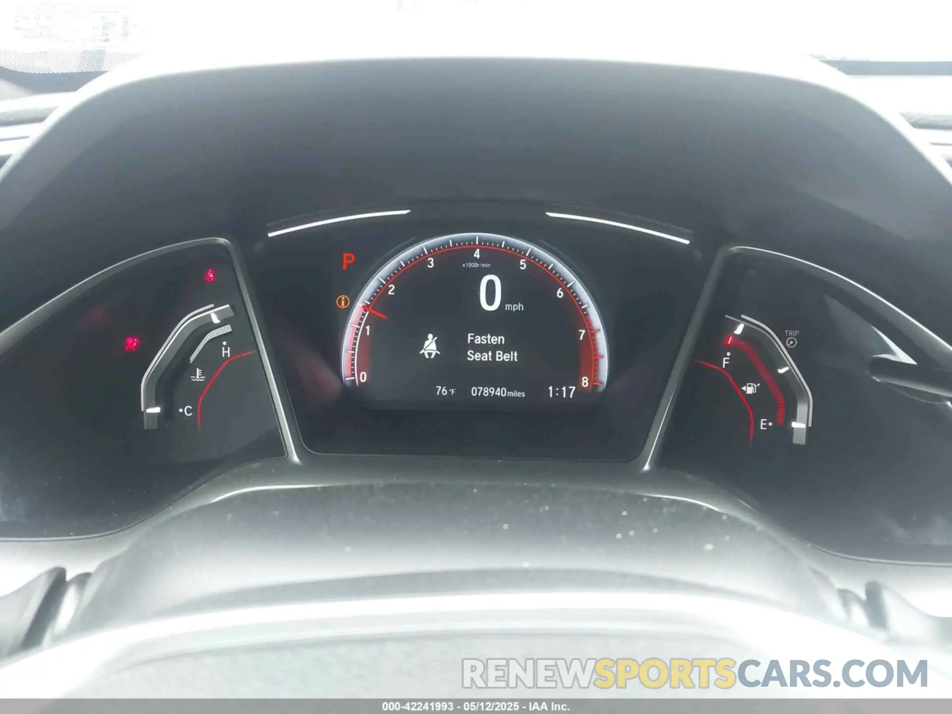 7 Photograph of a damaged car 2HGFC2F87KH562570 HONDA CIVIC 2019