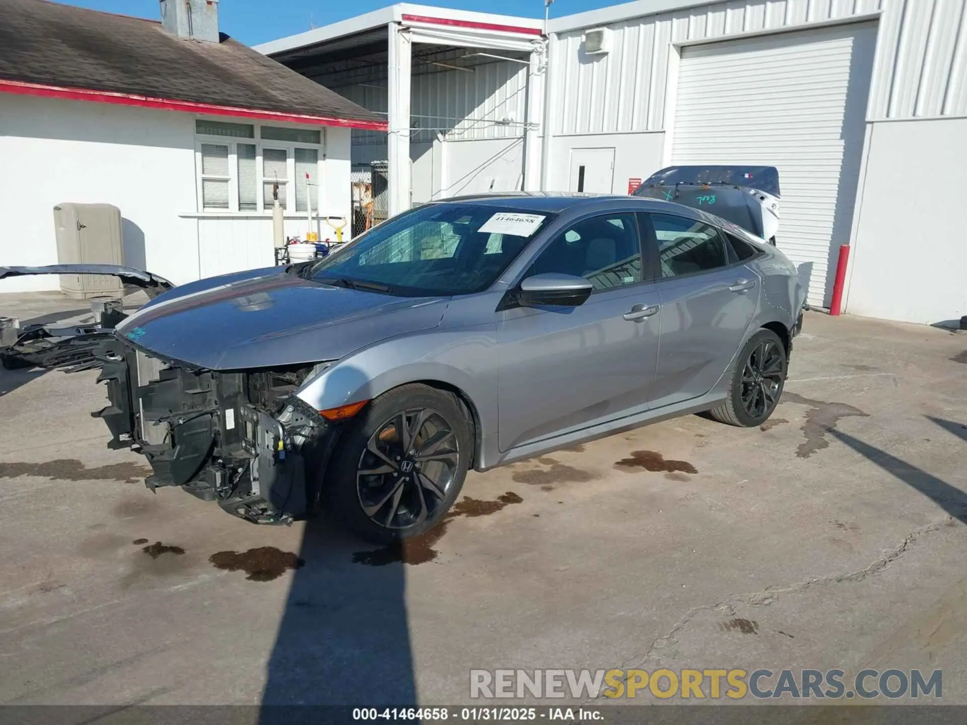 2 Photograph of a damaged car 2HGFC2F87KH568692 HONDA CIVIC 2019