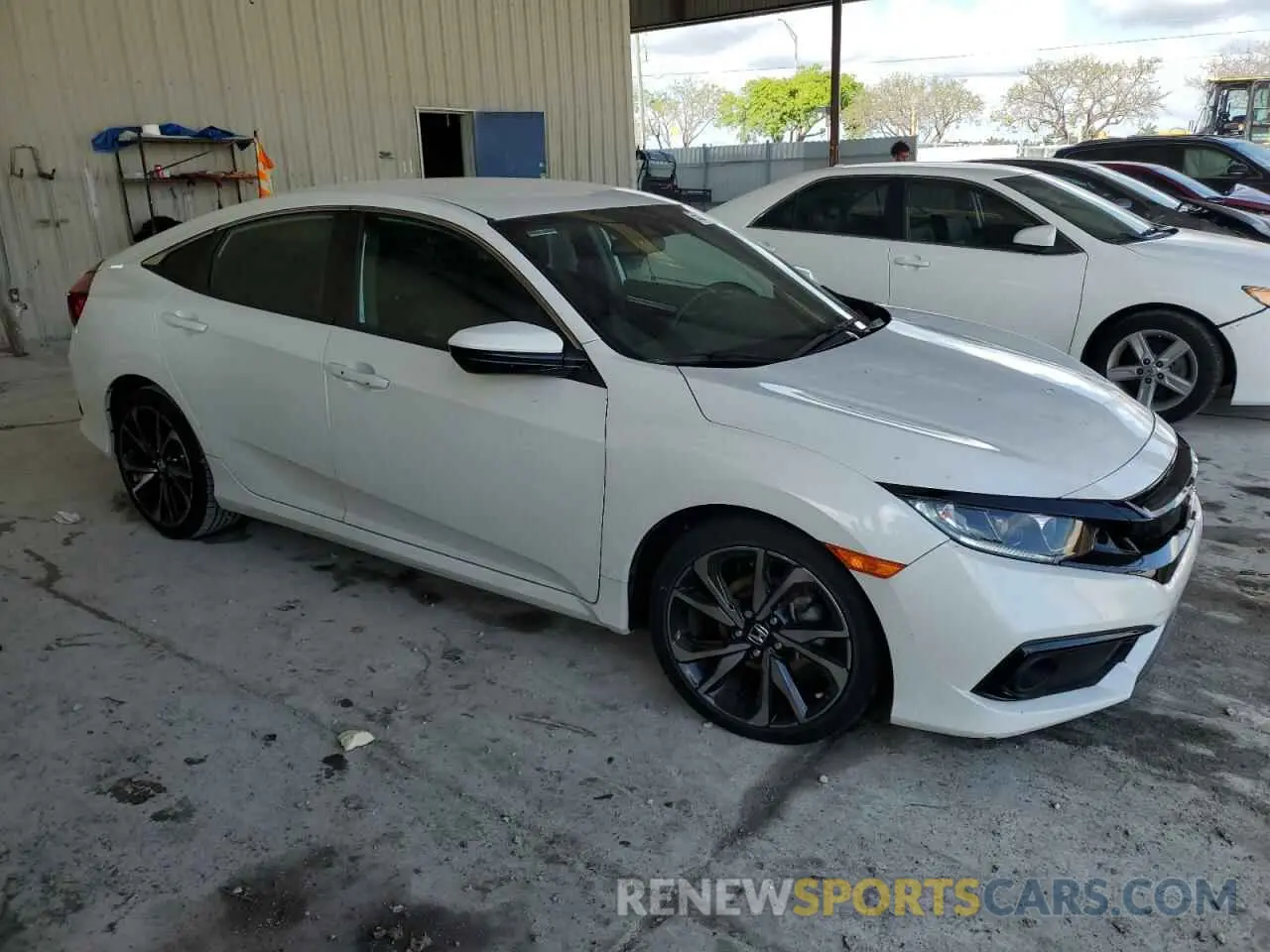 4 Photograph of a damaged car 2HGFC2F87KH573178 HONDA CIVIC 2019