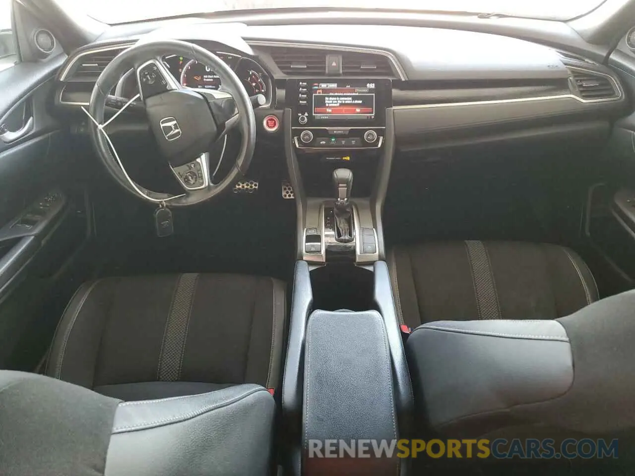 8 Photograph of a damaged car 2HGFC2F87KH573178 HONDA CIVIC 2019