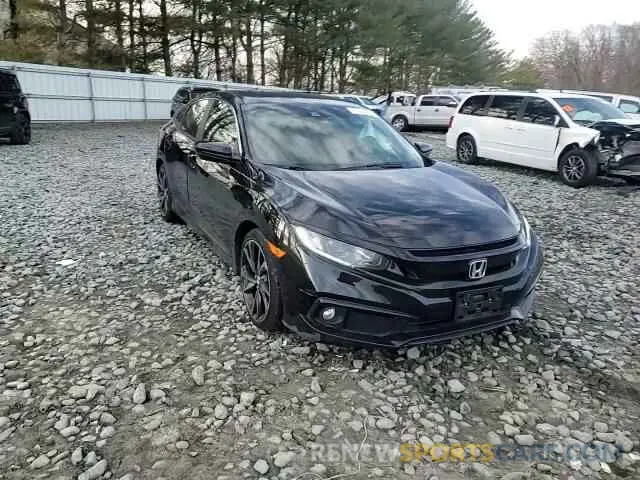 11 Photograph of a damaged car 2HGFC2F87KH574234 HONDA CIVIC 2019