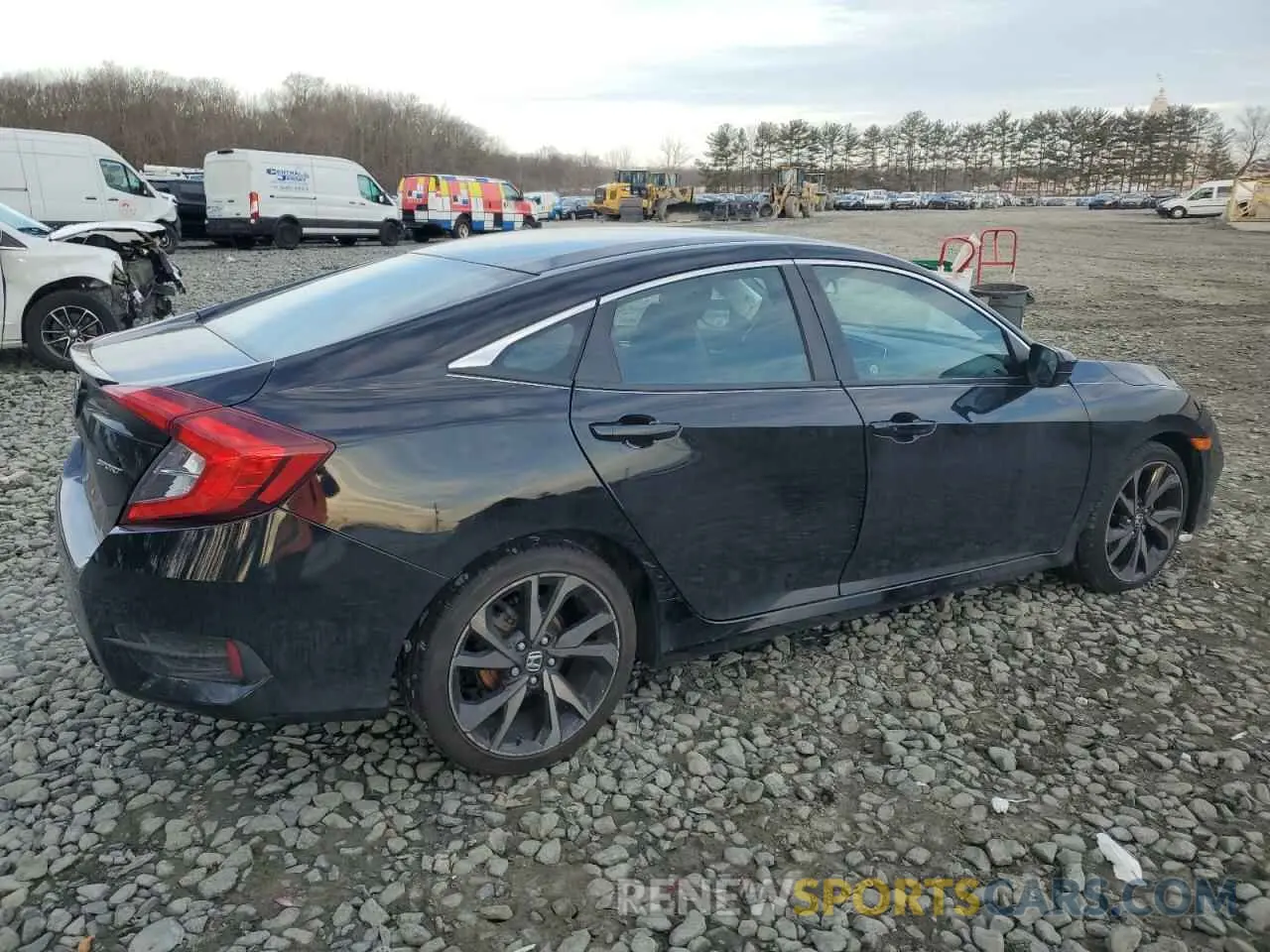 3 Photograph of a damaged car 2HGFC2F87KH574234 HONDA CIVIC 2019