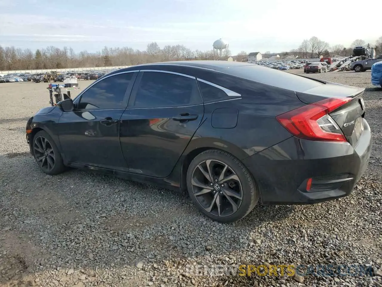 2 Photograph of a damaged car 2HGFC2F87KH584813 HONDA CIVIC 2019