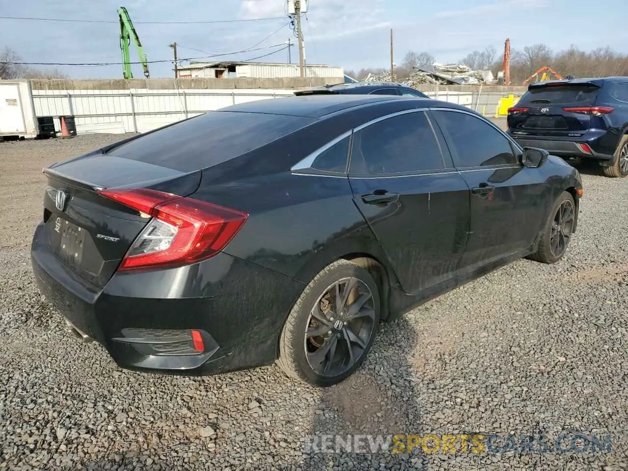 3 Photograph of a damaged car 2HGFC2F87KH584813 HONDA CIVIC 2019