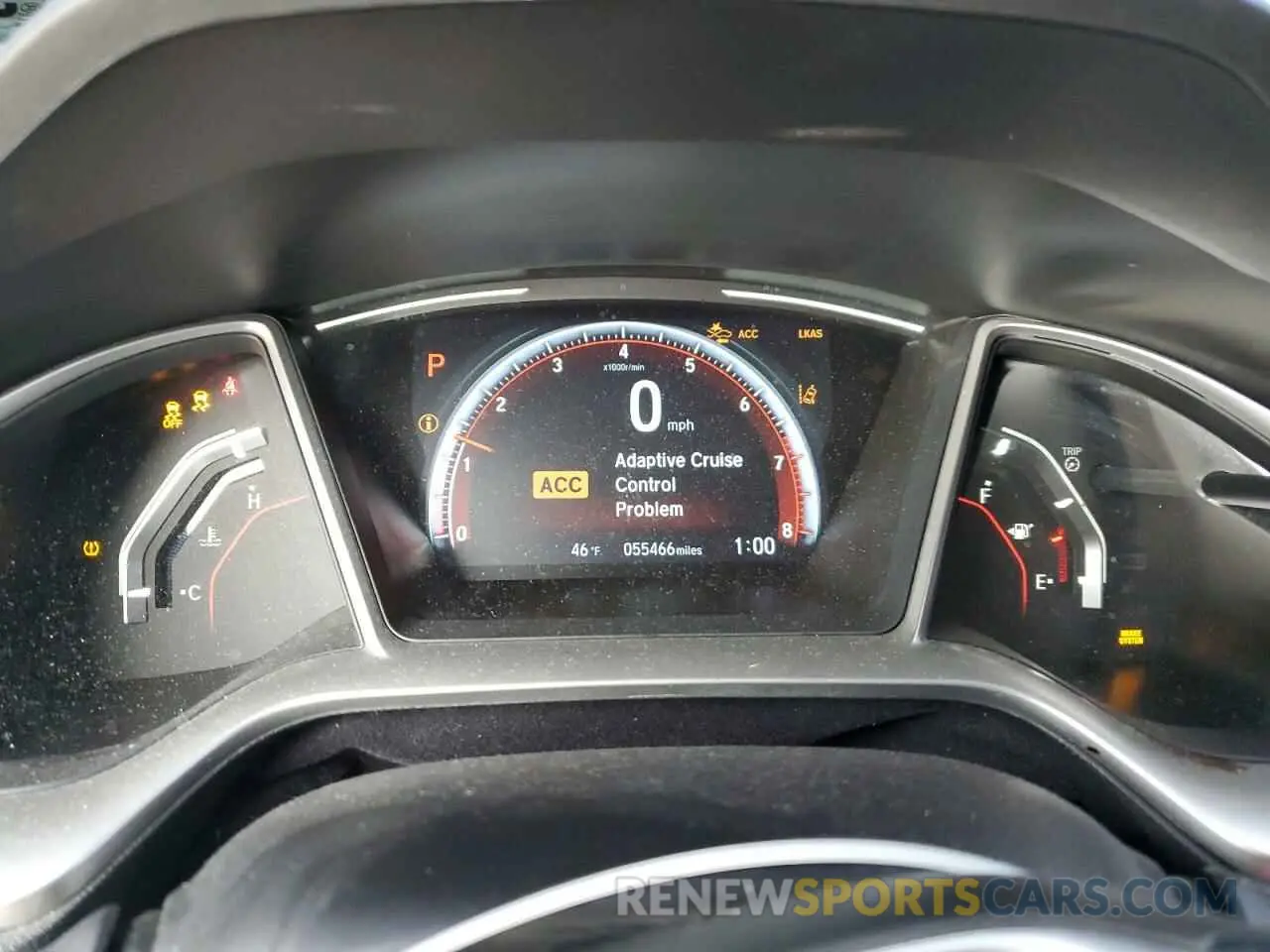 9 Photograph of a damaged car 2HGFC2F87KH584813 HONDA CIVIC 2019