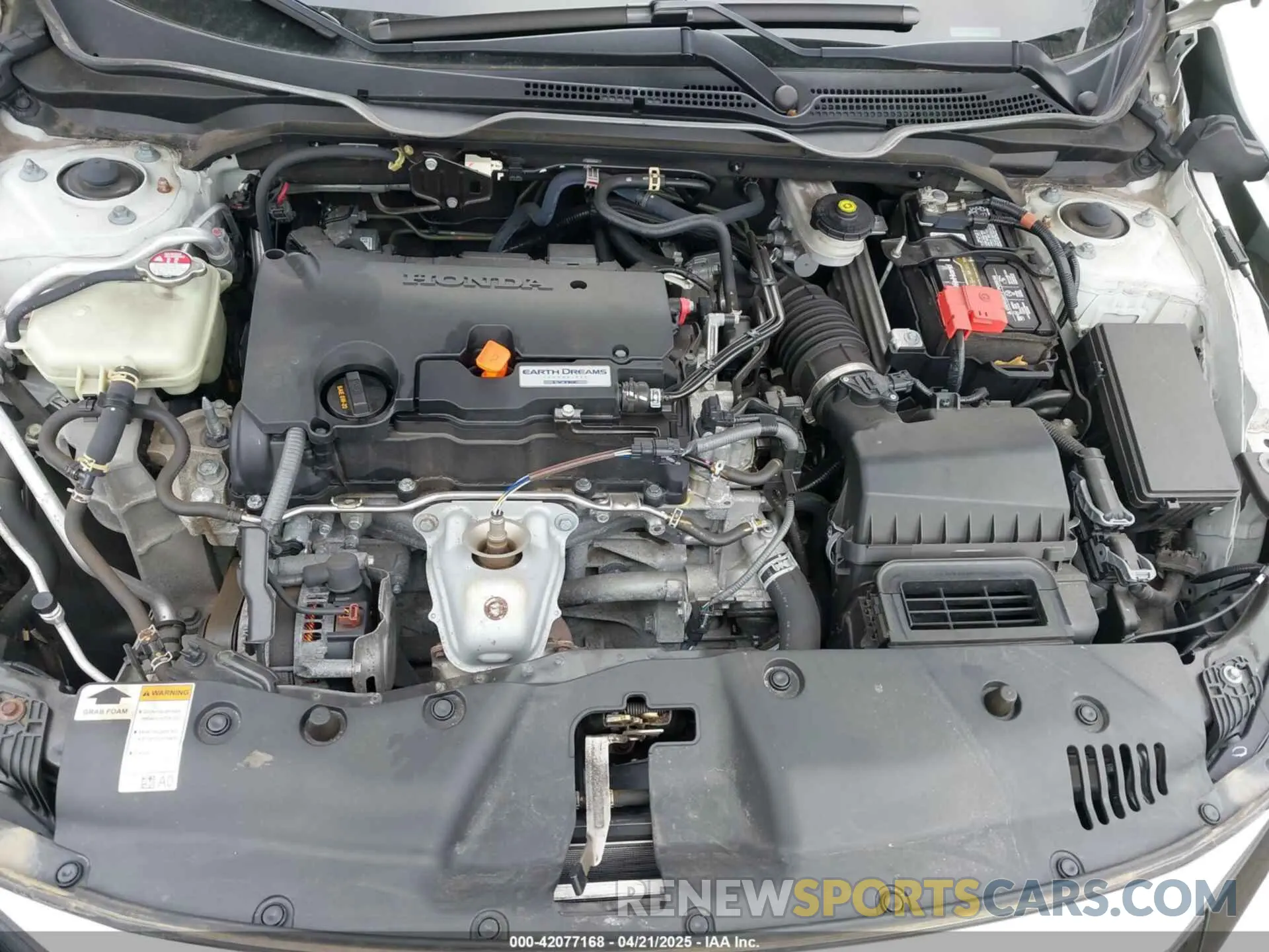 10 Photograph of a damaged car 2HGFC2F87KH592488 HONDA CIVIC 2019
