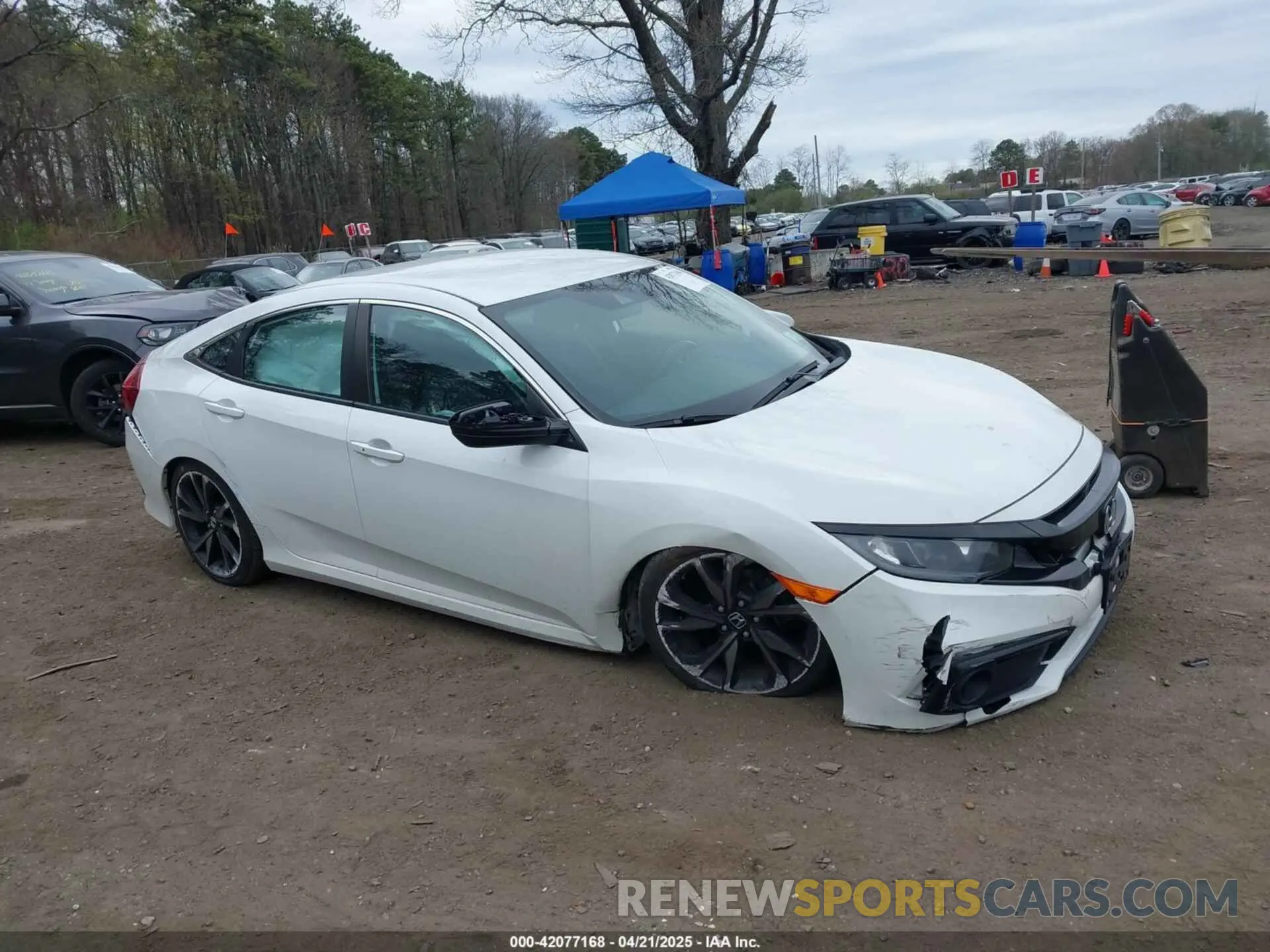 13 Photograph of a damaged car 2HGFC2F87KH592488 HONDA CIVIC 2019