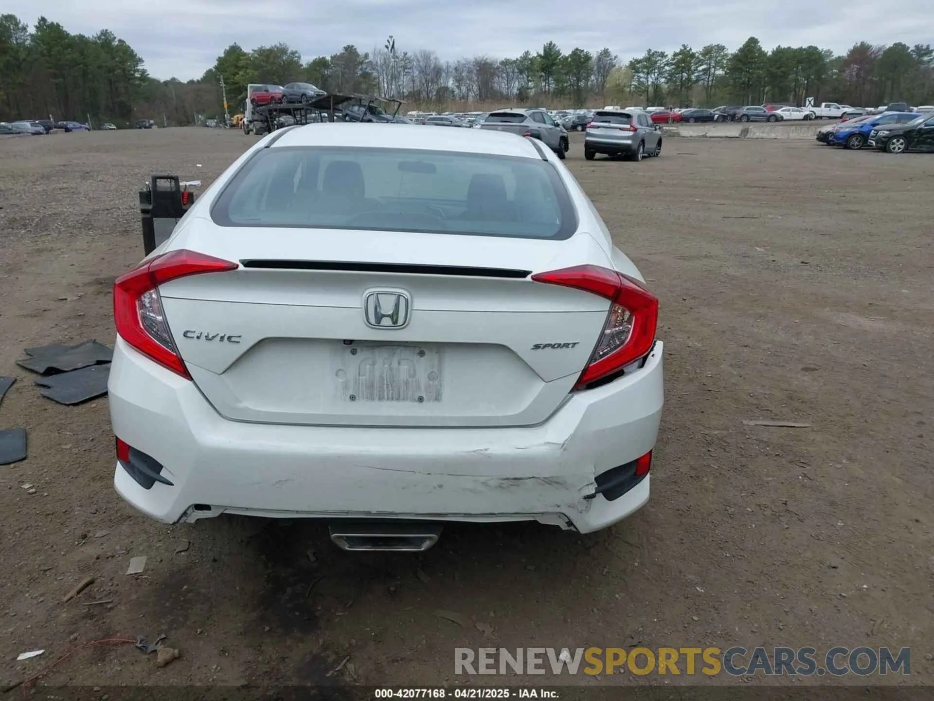 16 Photograph of a damaged car 2HGFC2F87KH592488 HONDA CIVIC 2019