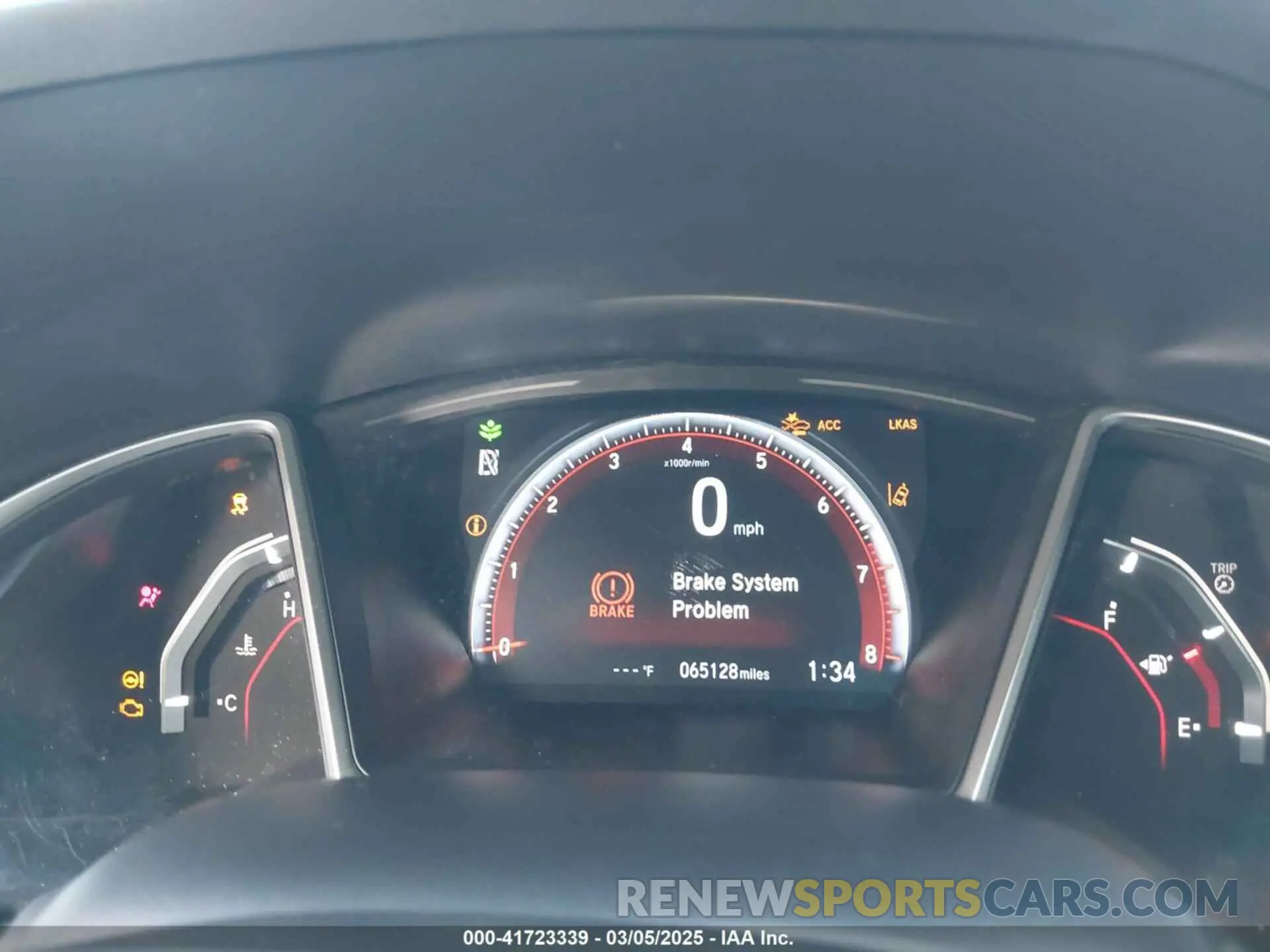 7 Photograph of a damaged car 2HGFC2F87KH605885 HONDA CIVIC 2019