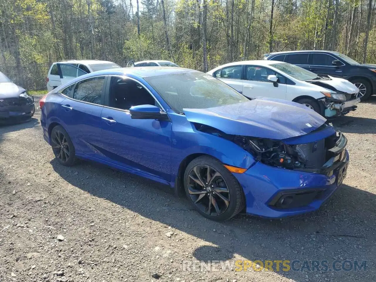 4 Photograph of a damaged car 2HGFC2F88KH016618 HONDA CIVIC 2019
