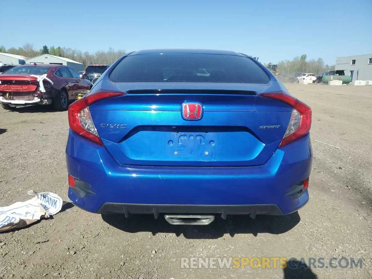 6 Photograph of a damaged car 2HGFC2F88KH016618 HONDA CIVIC 2019