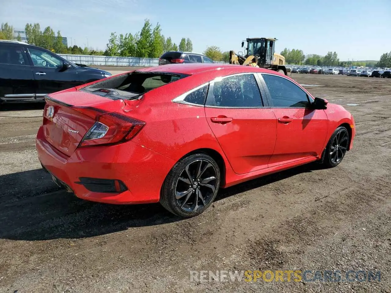 3 Photograph of a damaged car 2HGFC2F88KH022905 HONDA CIVIC 2019