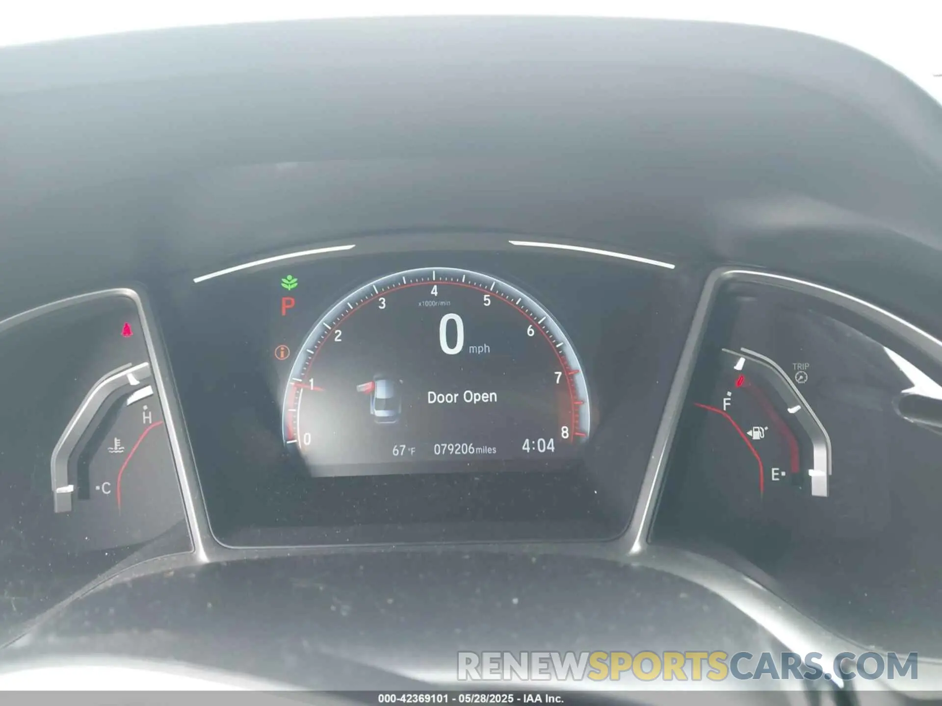 7 Photograph of a damaged car 2HGFC2F88KH504077 HONDA CIVIC 2019