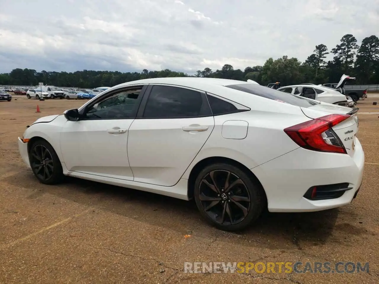 2 Photograph of a damaged car 2HGFC2F88KH505309 HONDA CIVIC 2019