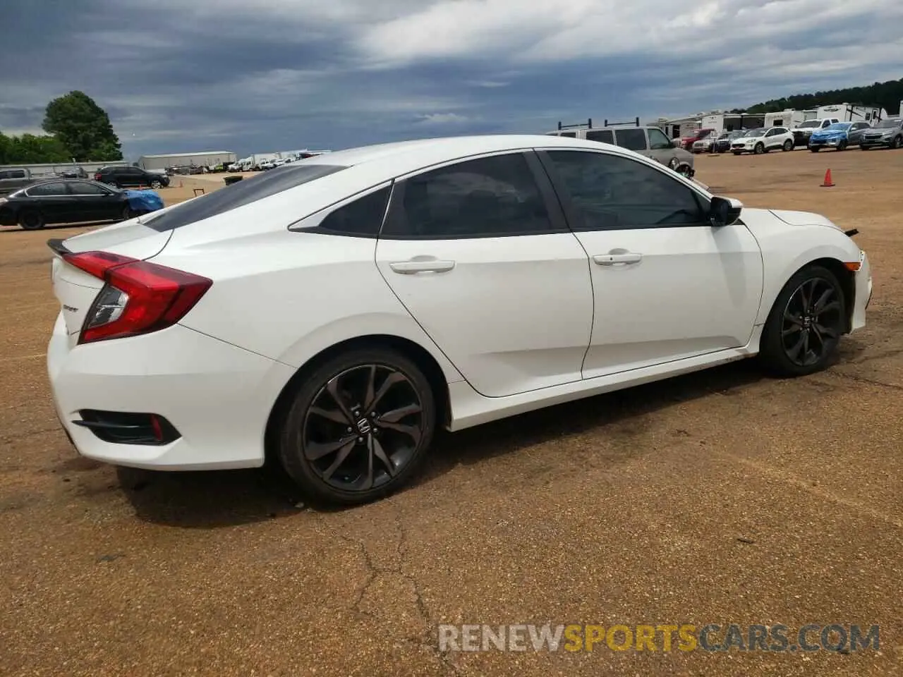 3 Photograph of a damaged car 2HGFC2F88KH505309 HONDA CIVIC 2019