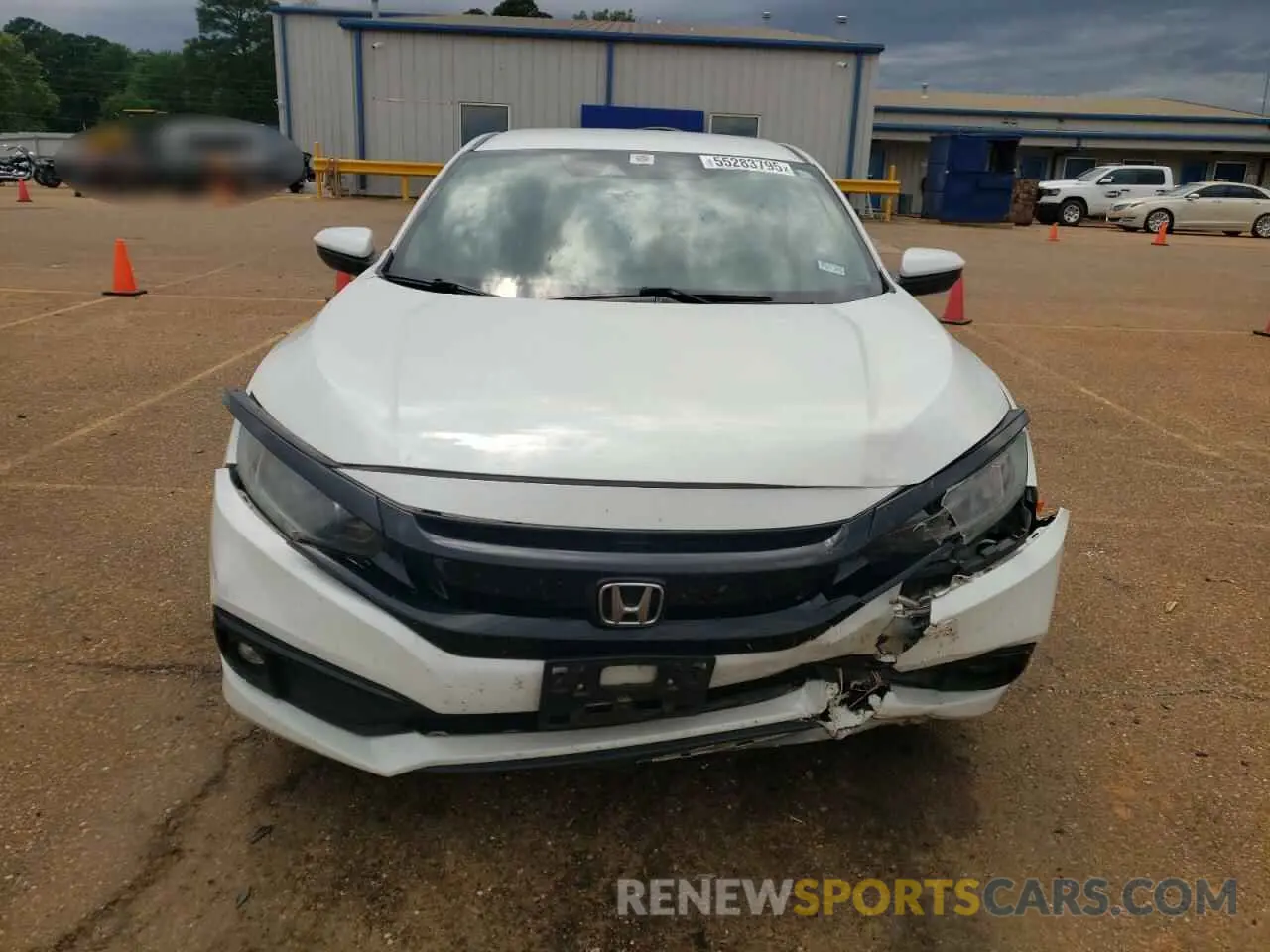 5 Photograph of a damaged car 2HGFC2F88KH505309 HONDA CIVIC 2019