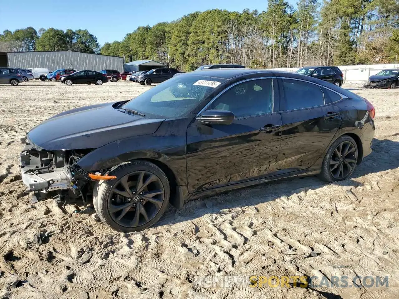 1 Photograph of a damaged car 2HGFC2F88KH508100 HONDA CIVIC 2019