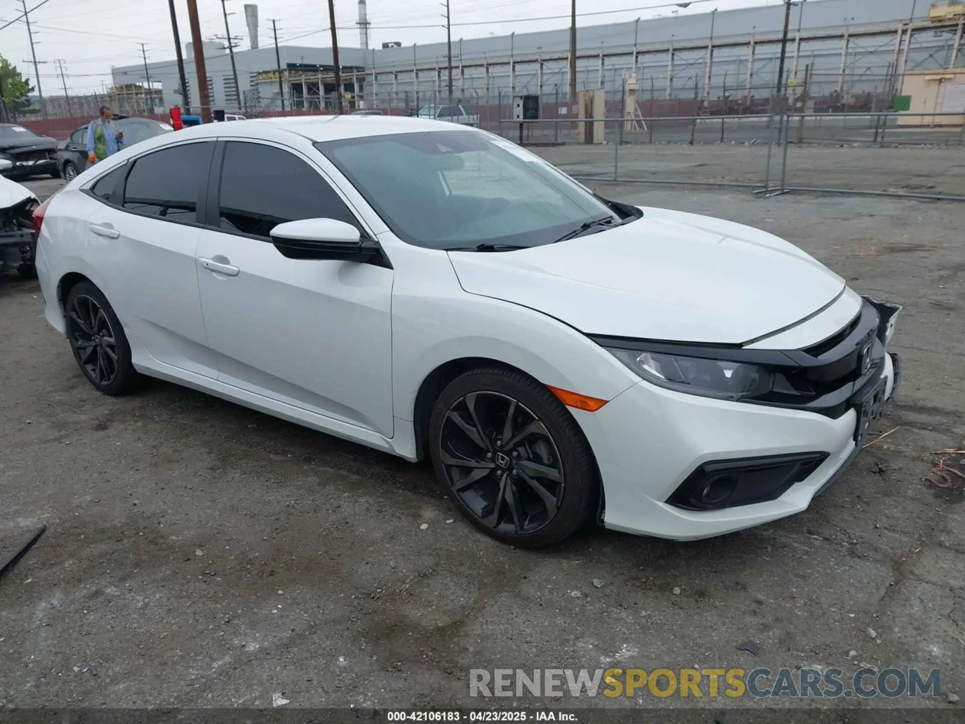 1 Photograph of a damaged car 2HGFC2F88KH533501 HONDA CIVIC 2019