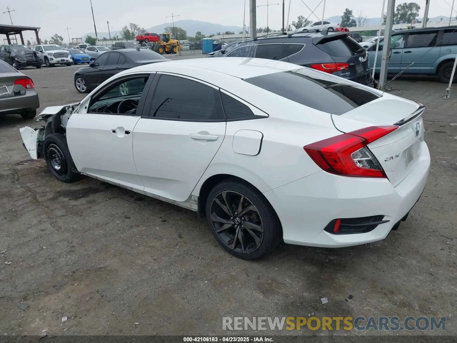 3 Photograph of a damaged car 2HGFC2F88KH533501 HONDA CIVIC 2019