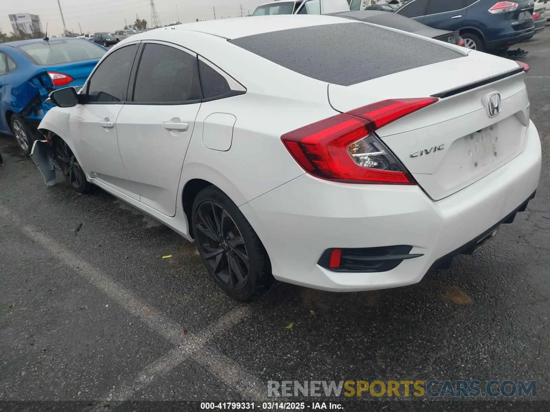 3 Photograph of a damaged car 2HGFC2F88KH544434 HONDA CIVIC 2019