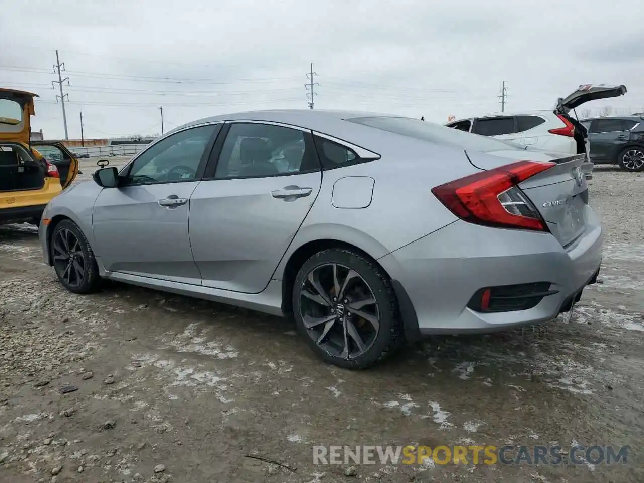 2 Photograph of a damaged car 2HGFC2F88KH551545 HONDA CIVIC 2019