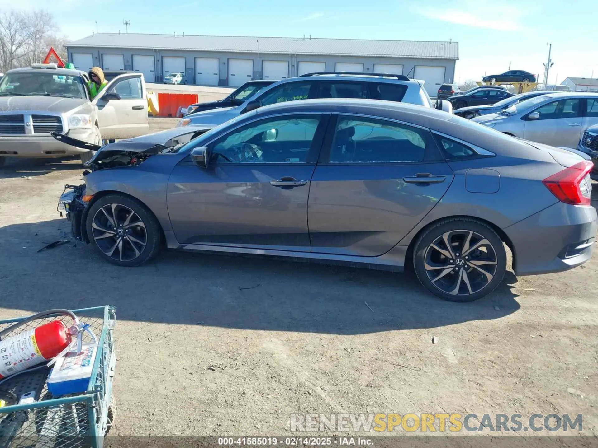 14 Photograph of a damaged car 2HGFC2F88KH556681 HONDA CIVIC 2019