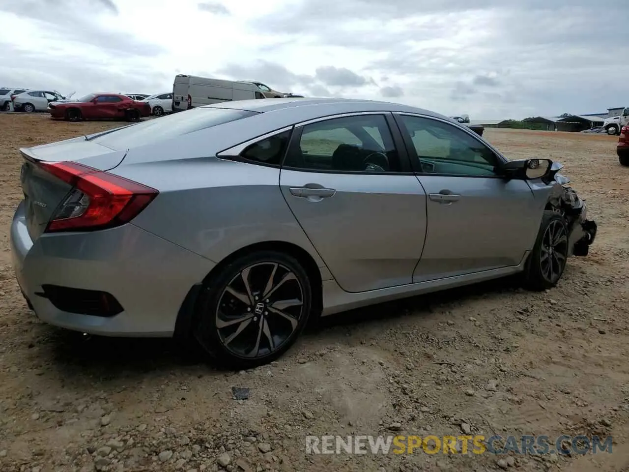 3 Photograph of a damaged car 2HGFC2F88KH564148 HONDA CIVIC 2019