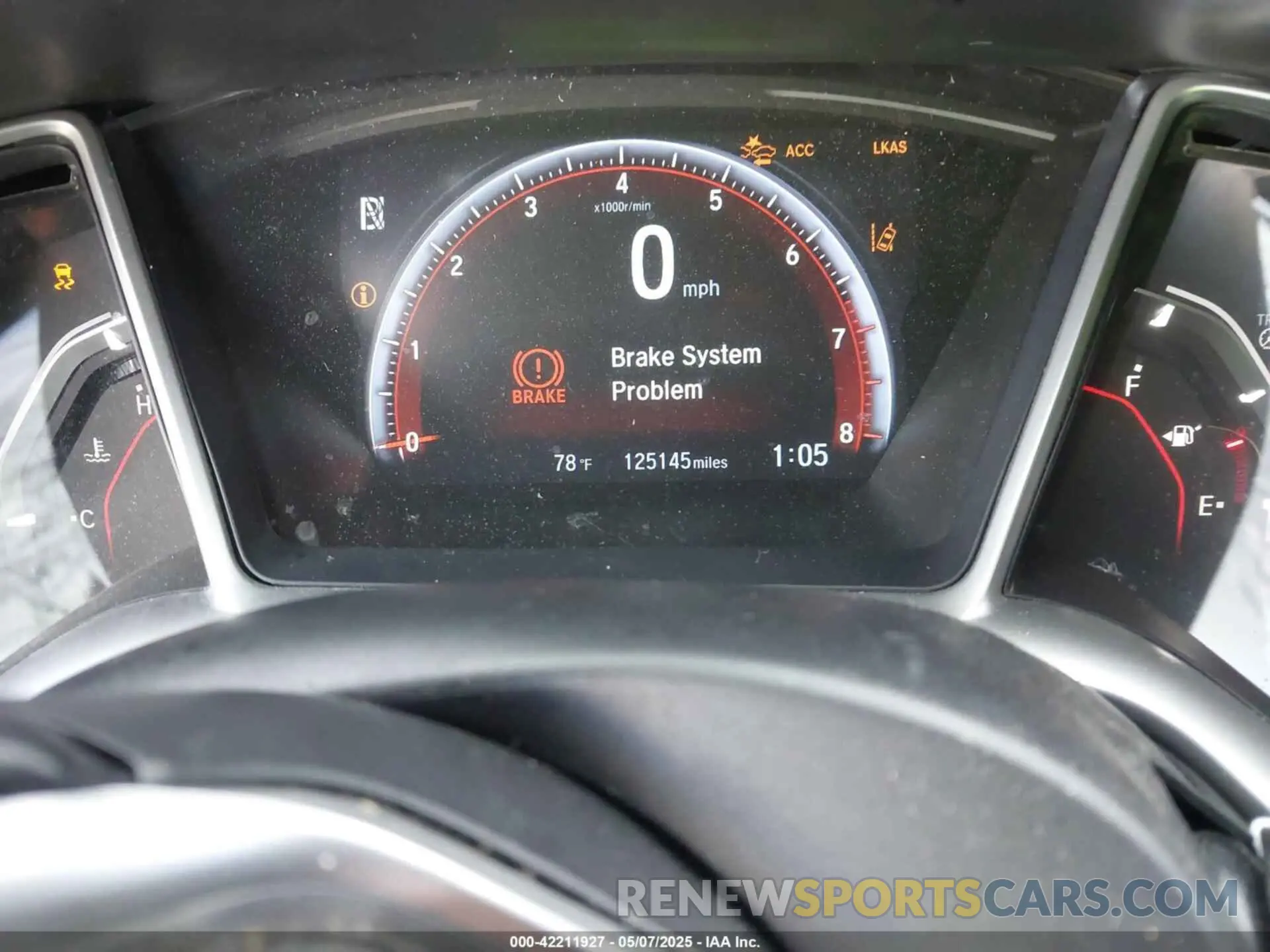 7 Photograph of a damaged car 2HGFC2F88KH583556 HONDA CIVIC 2019