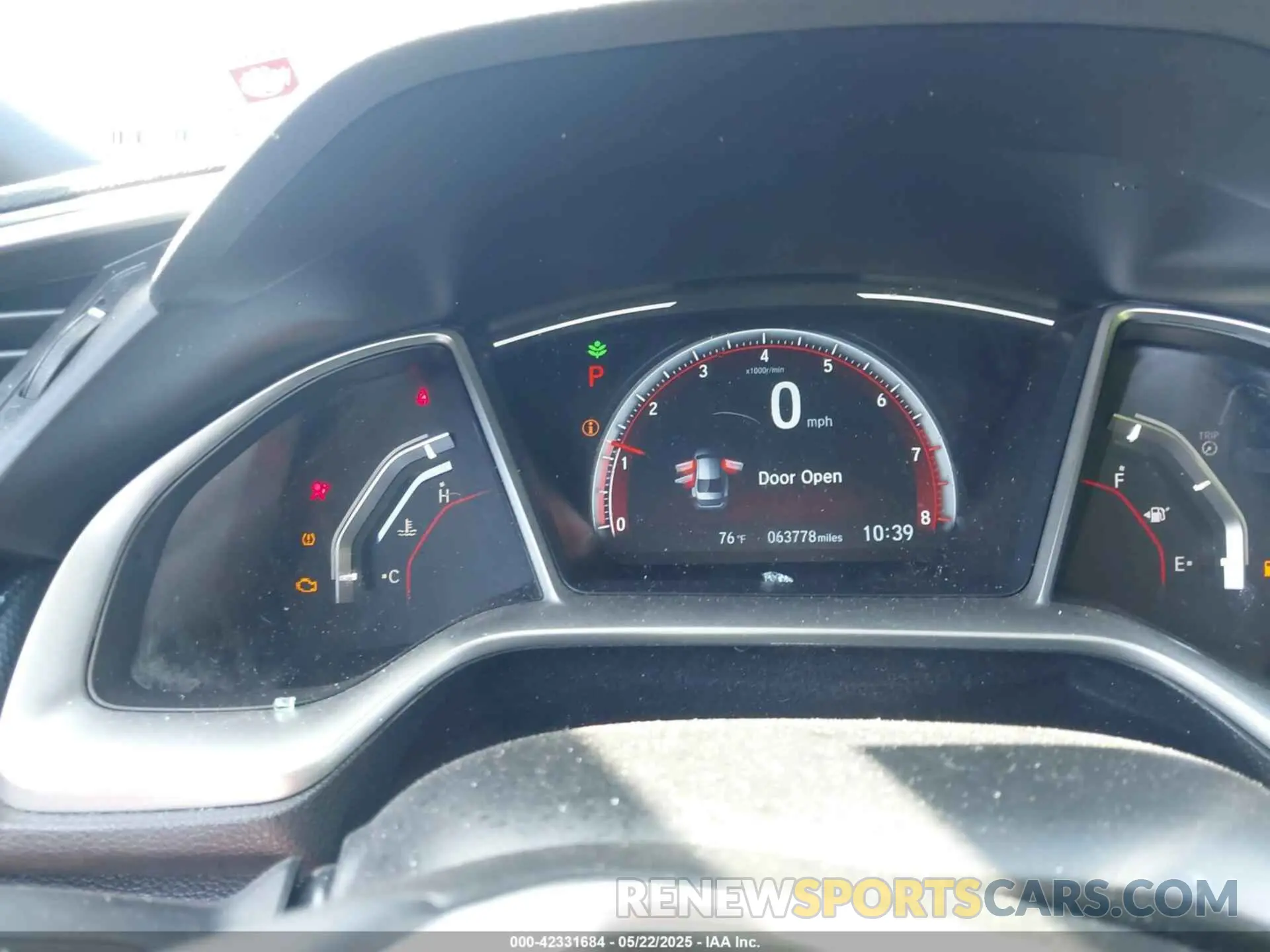 7 Photograph of a damaged car 2HGFC2F88KH585971 HONDA CIVIC 2019