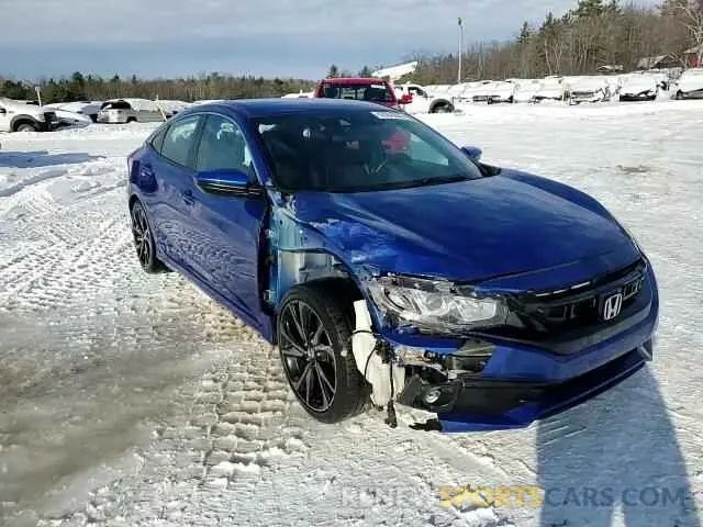 13 Photograph of a damaged car 2HGFC2F88KH586019 HONDA CIVIC 2019