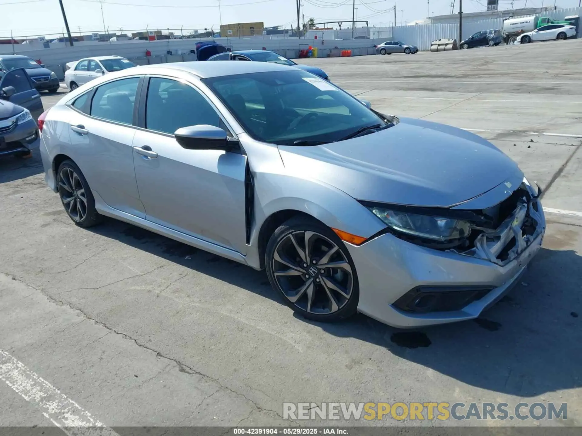 1 Photograph of a damaged car 2HGFC2F89KH531756 HONDA CIVIC 2019
