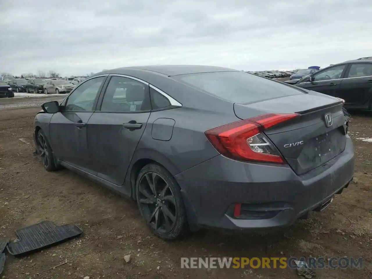 2 Photograph of a damaged car 2HGFC2F89KH584621 HONDA CIVIC 2019